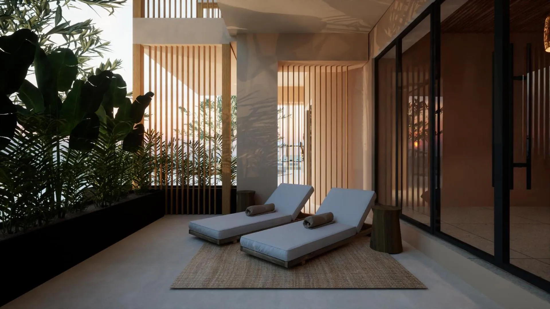 Patio in The Nest Resort