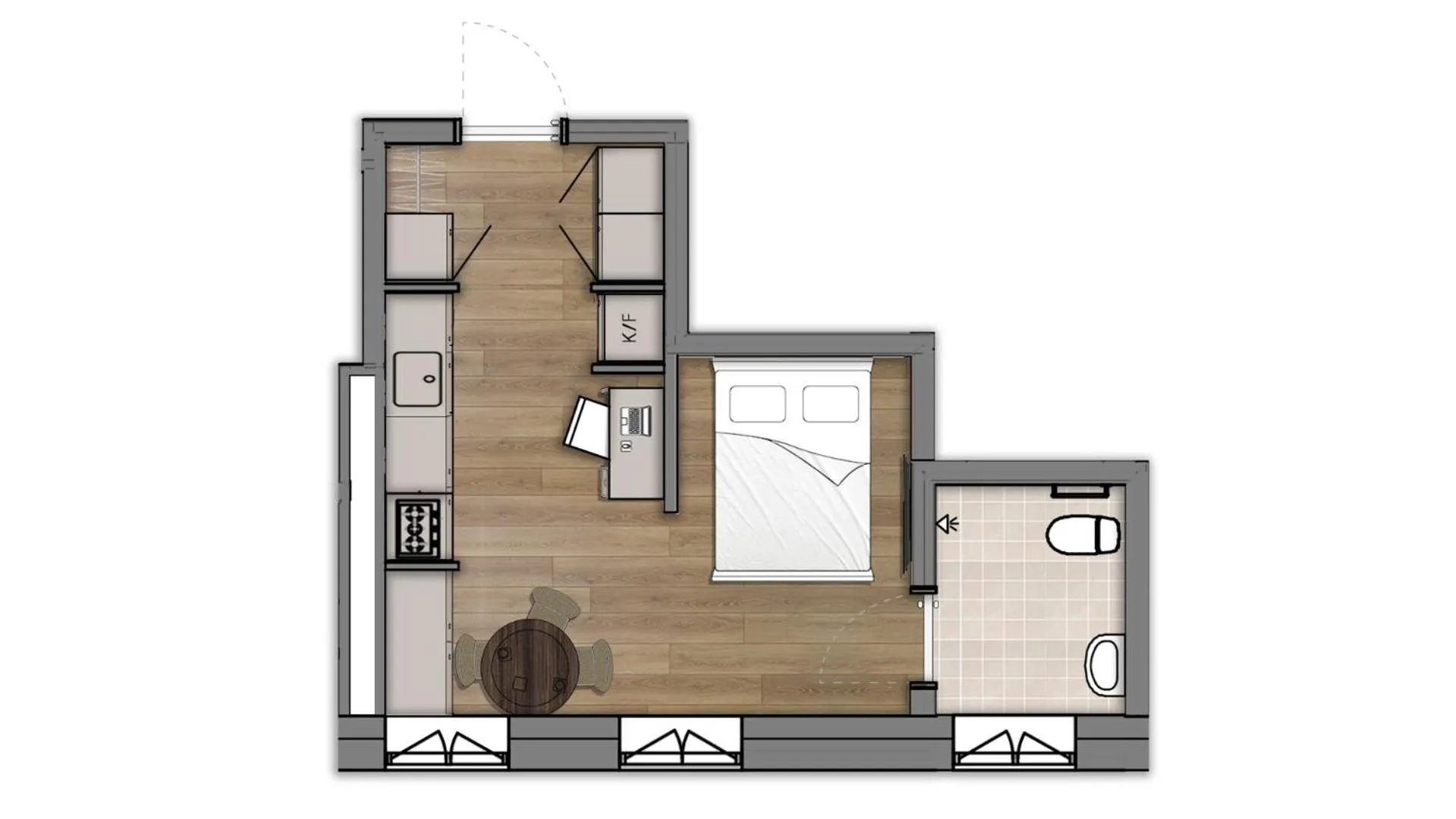 Floor plan in Live and Stay Ekmanska