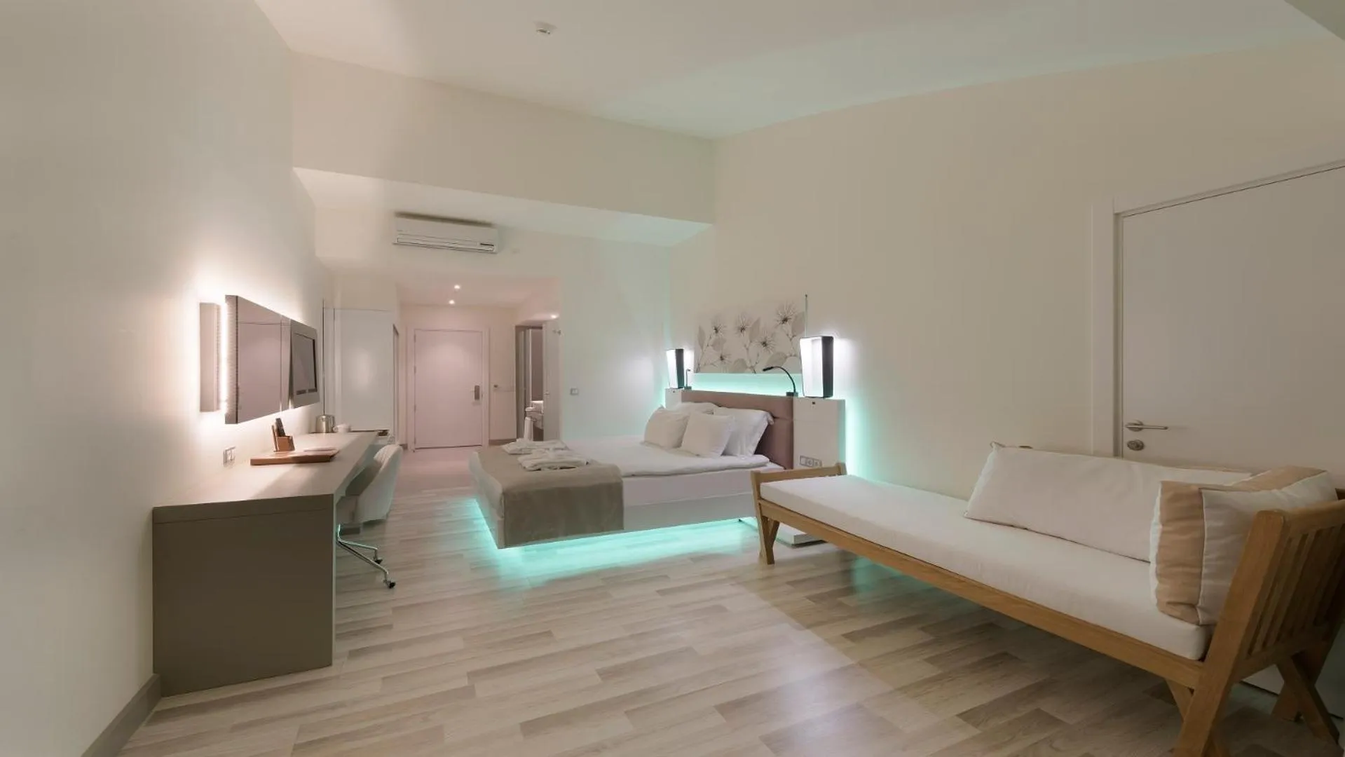 Balcony/Terrace, Bed in Flora Garden Ephesus Kusadasi - All Inclusive