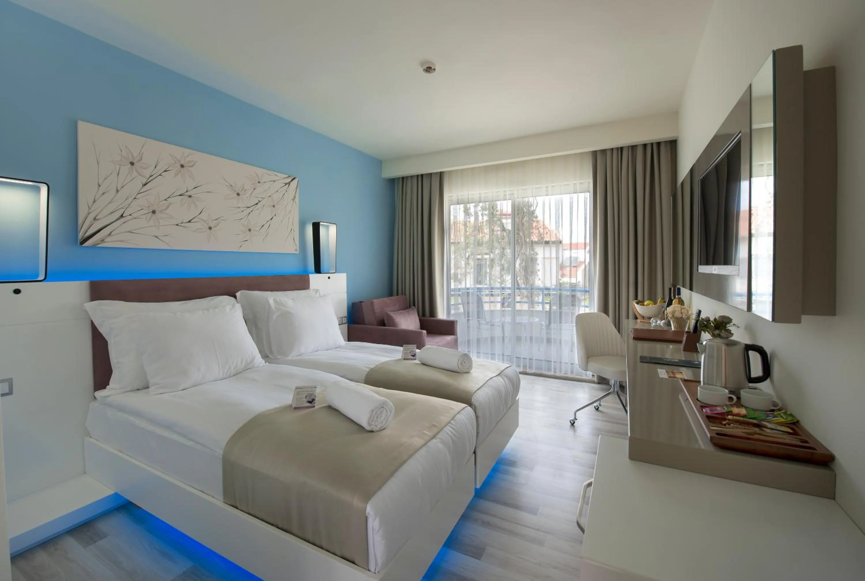 TV and multimedia, Bed in Flora Garden Ephesus Kusadasi - All Inclusive