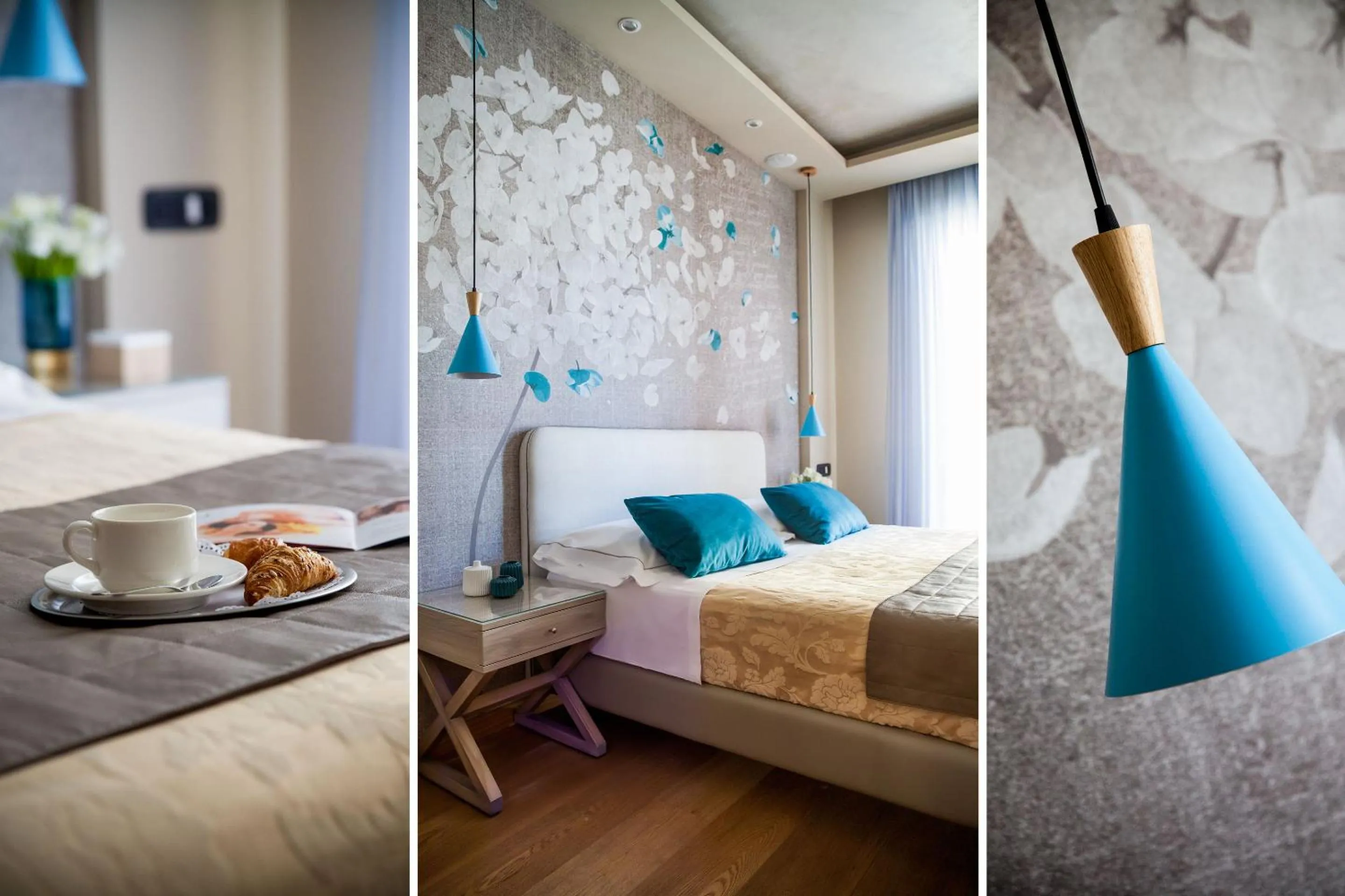 Bed in Hotel Torino Wellness & Spa