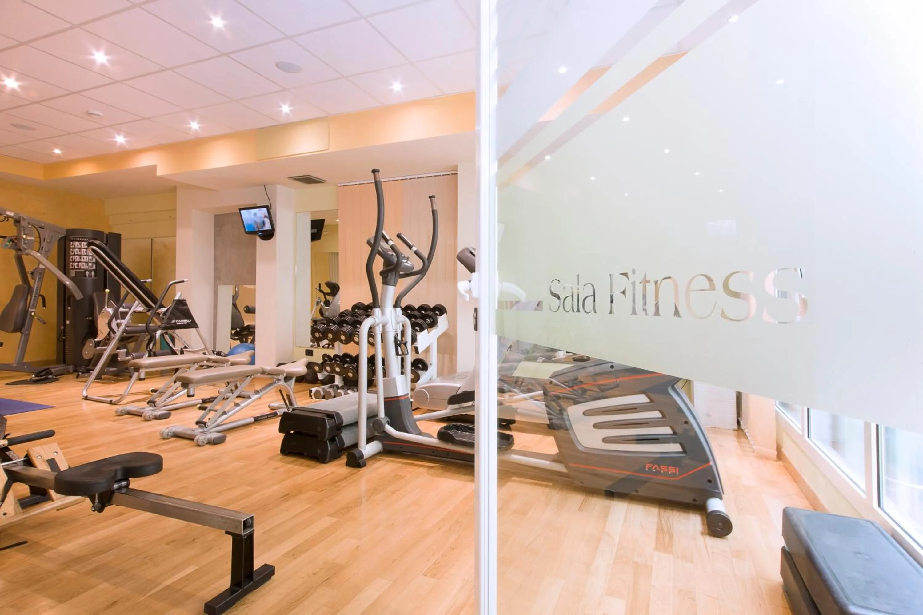 Fitness centre/facilities in Hotel Torino Wellness & Spa