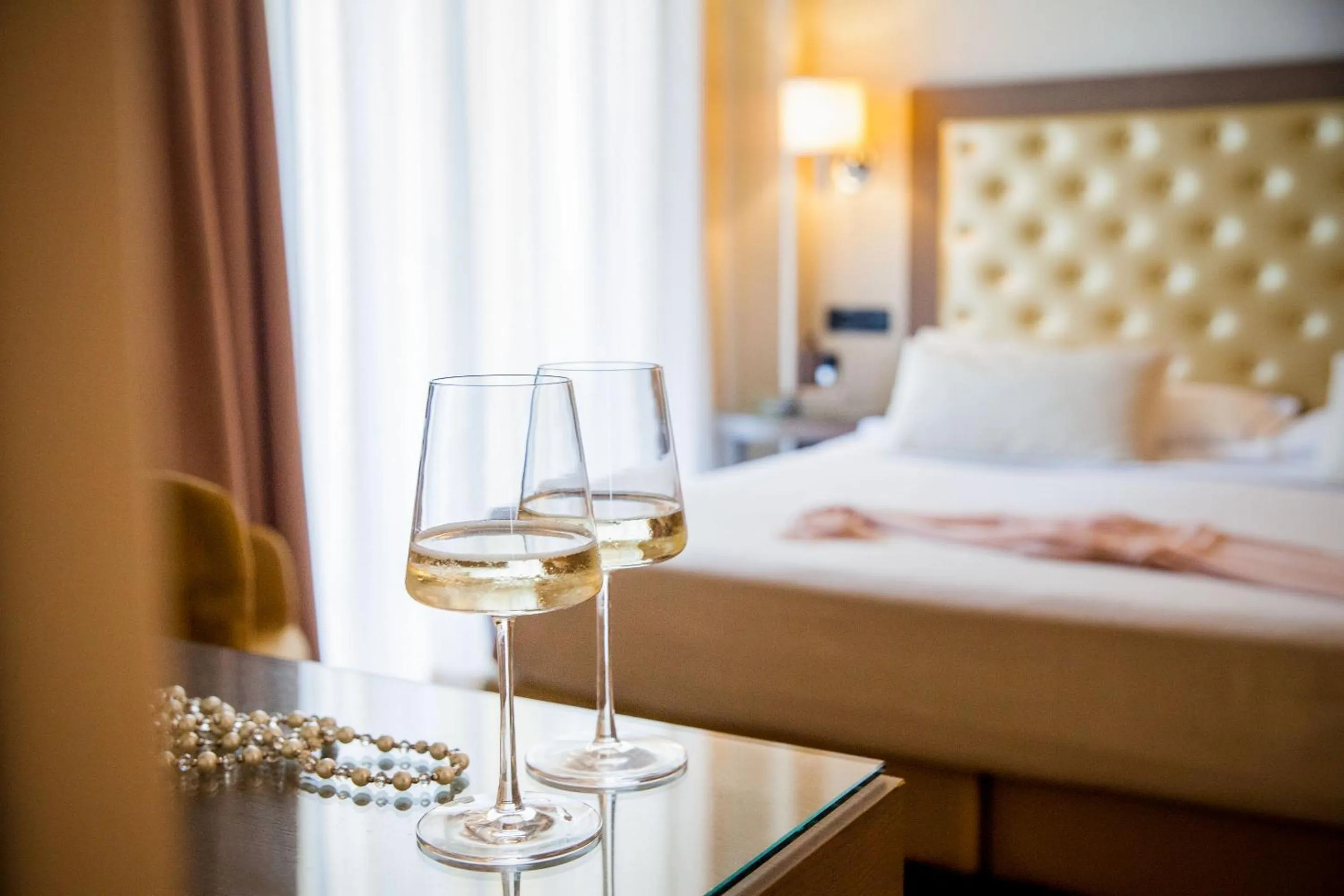 Bed in Hotel Torino Wellness & Spa