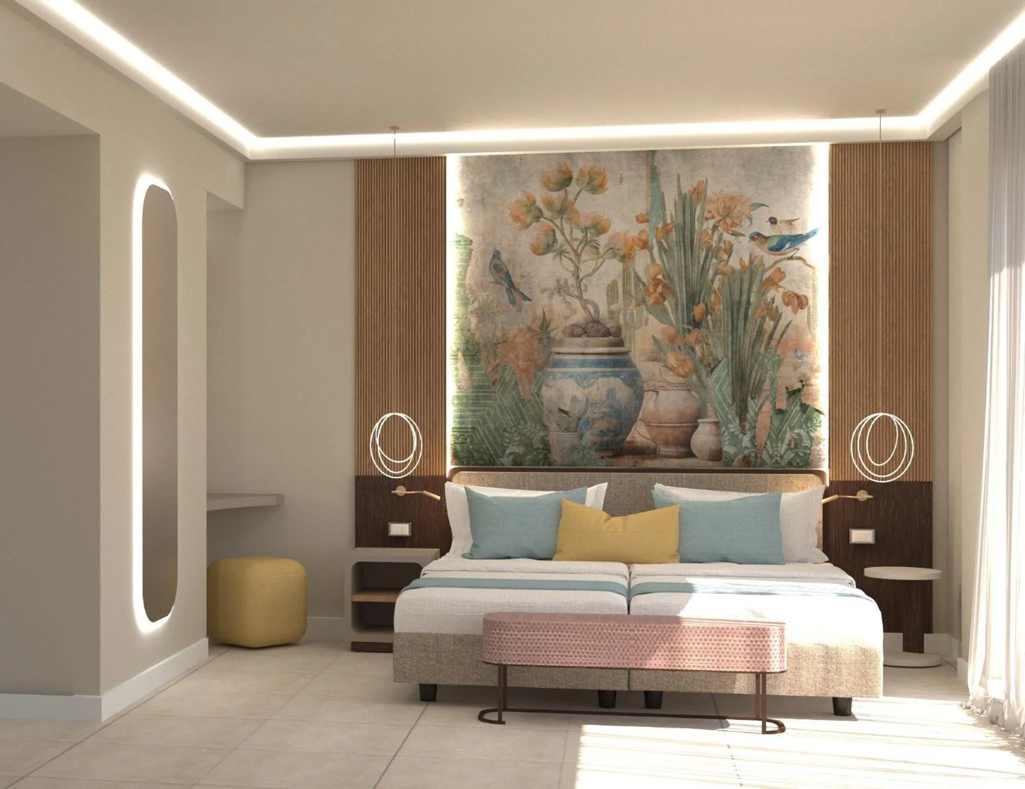 Photo of the whole room in Hotel Tirreno