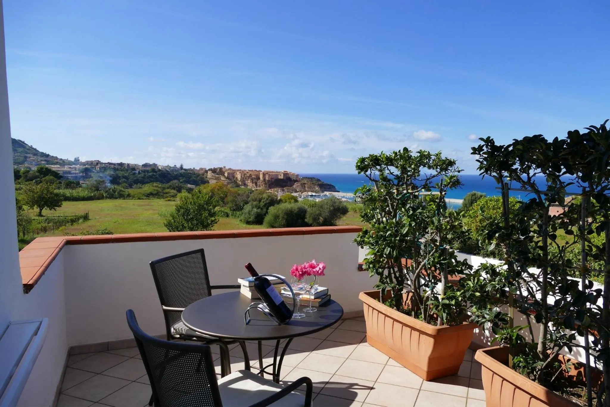 Balcony/Terrace in Hotel Tirreno