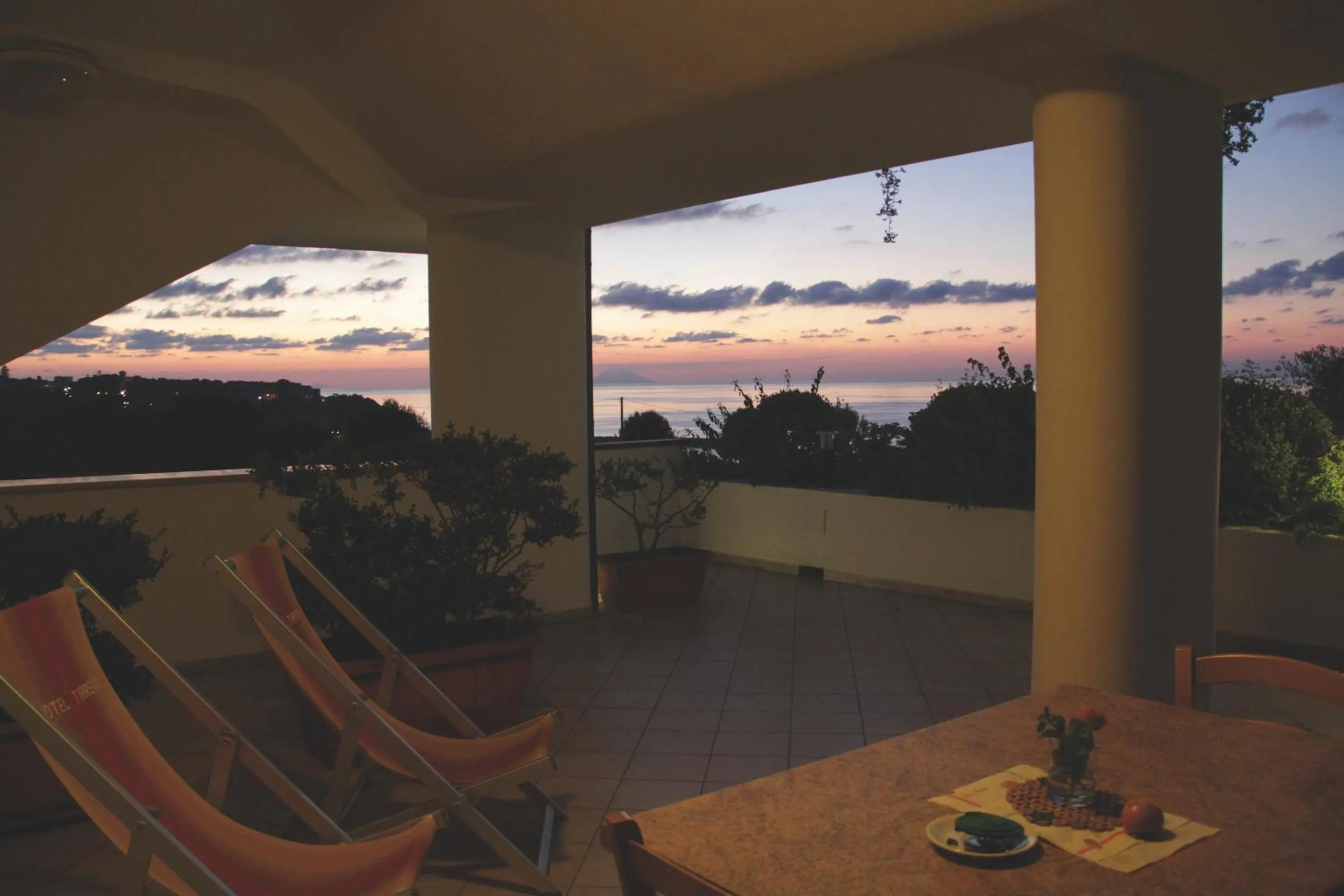 Balcony/Terrace in Hotel Tirreno