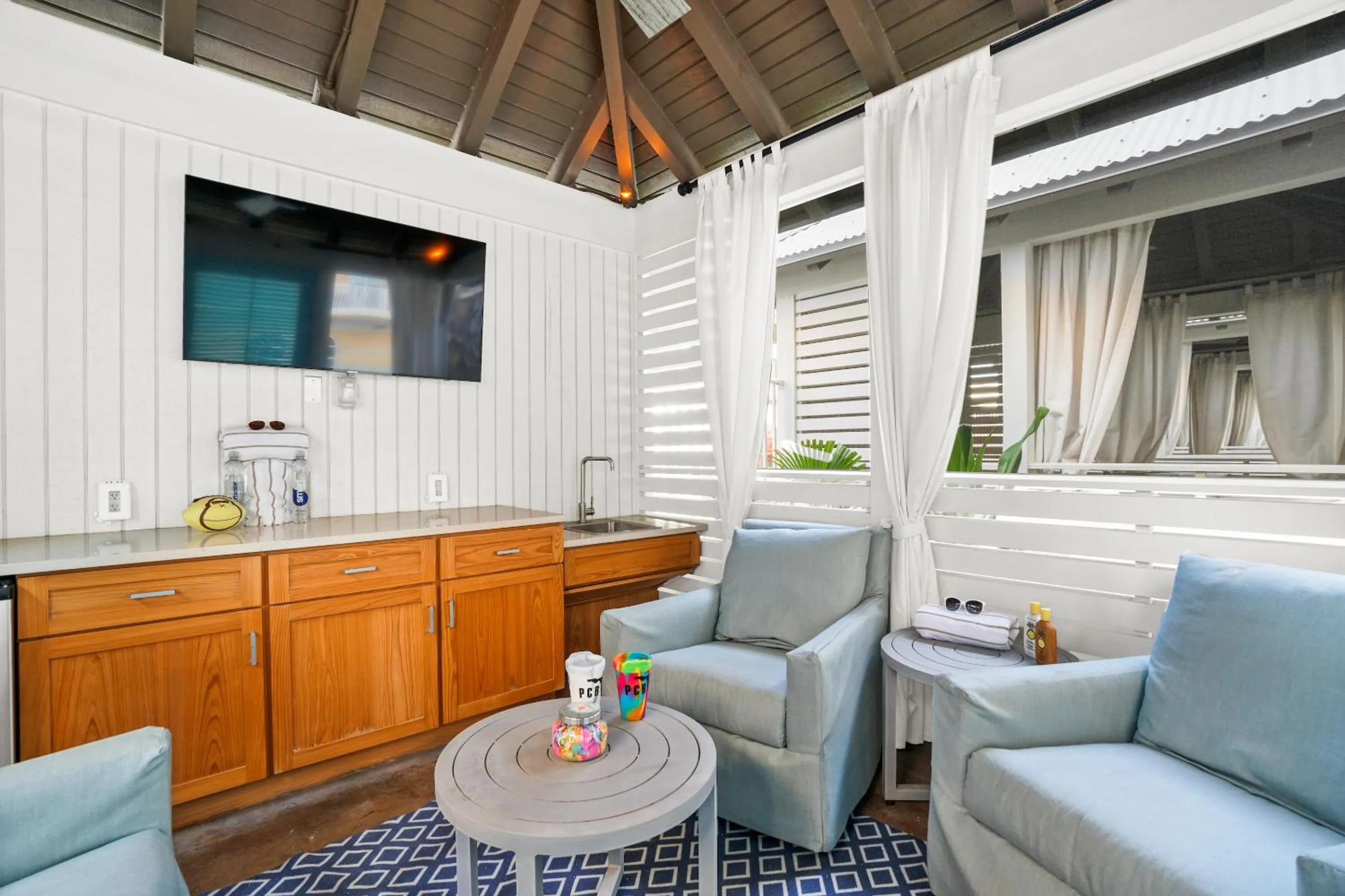 TV and multimedia in Calypso Resort Tower 3 by Panhandle Getaways