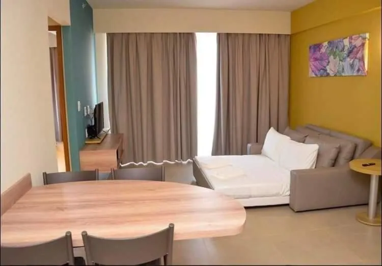 Living room, Bed in Solar das Aguas Park