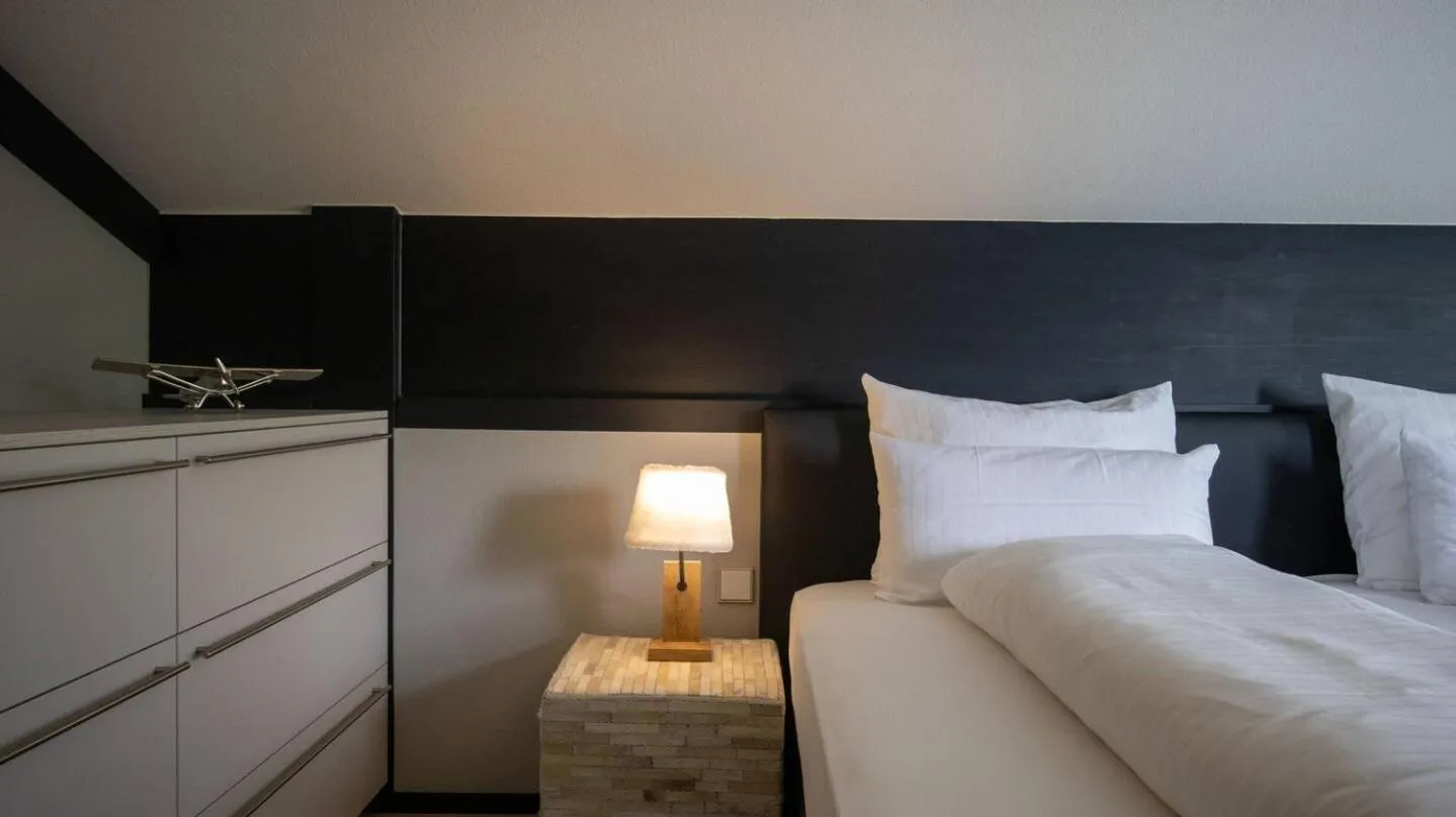 Bed in Lauchernalp Resort Residences