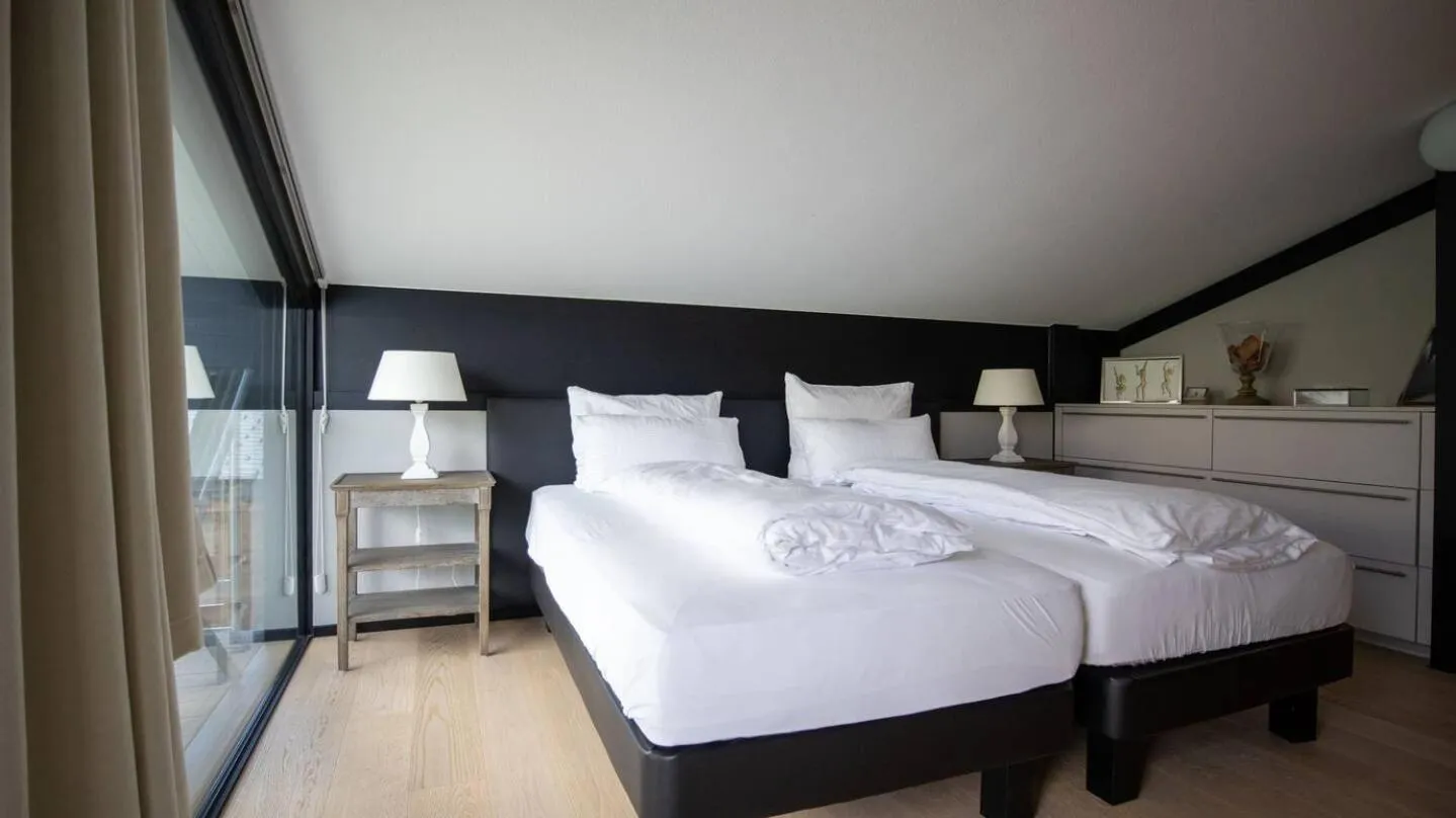 Bed in Lauchernalp Resort Residences