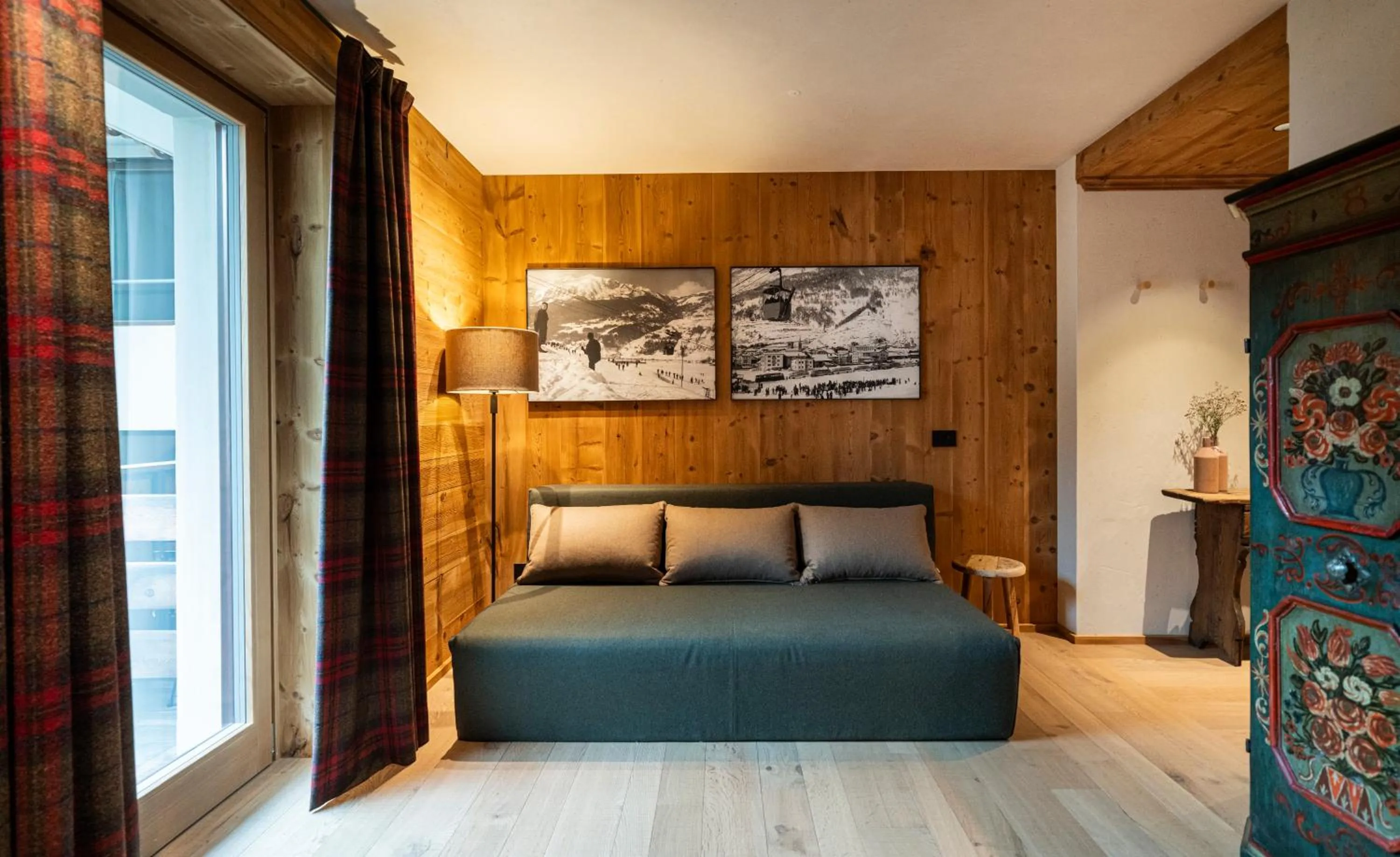 Living room, Bed in La Genzianella Bormio