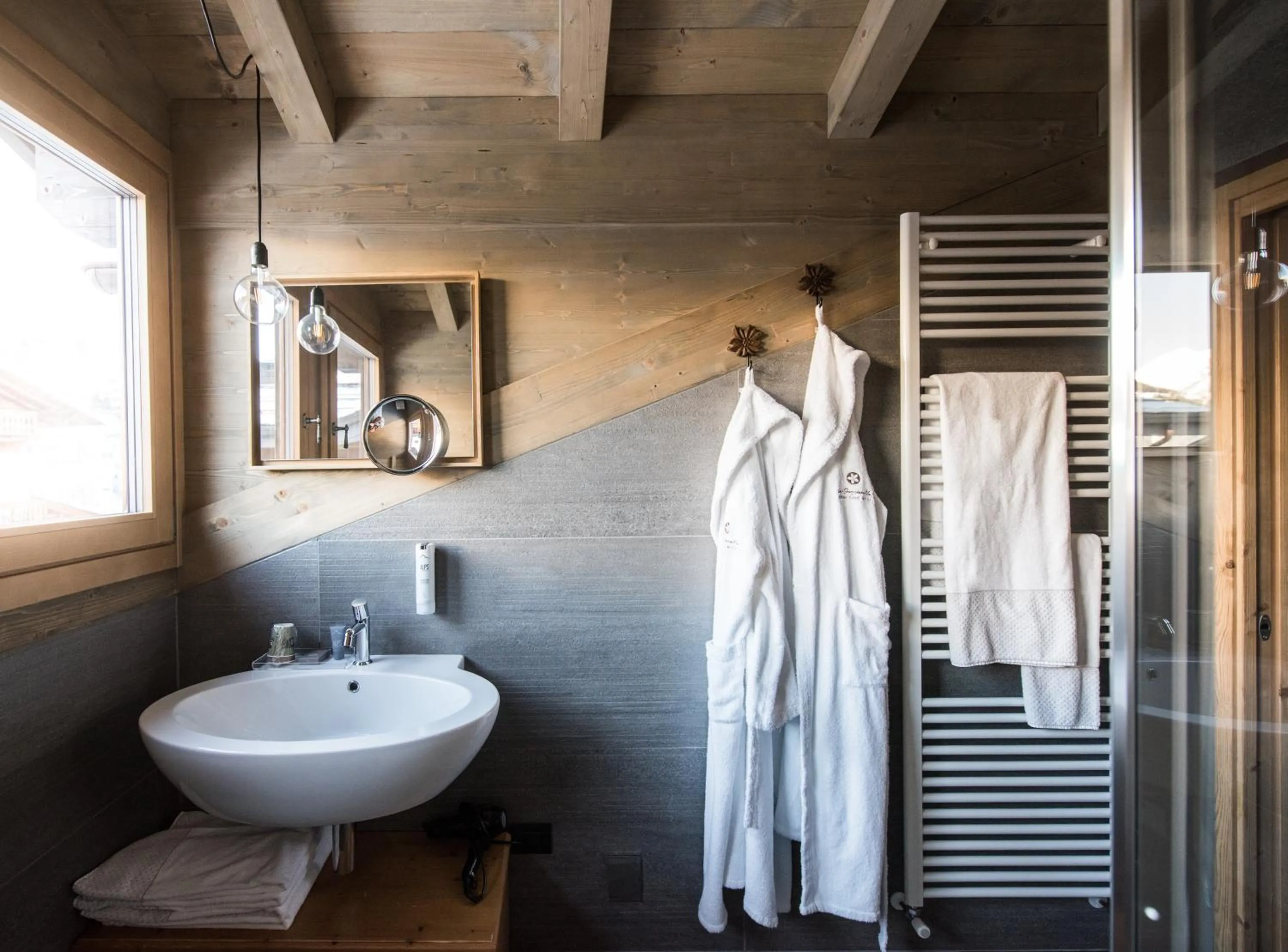 Bathroom in La Genzianella Bormio