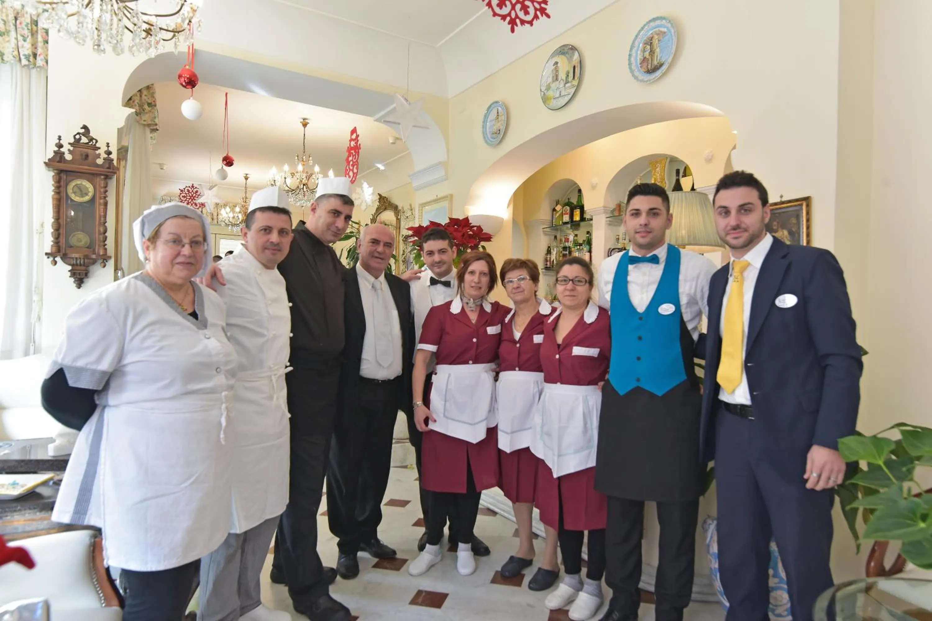 Staff in Hotel Santa Lucia