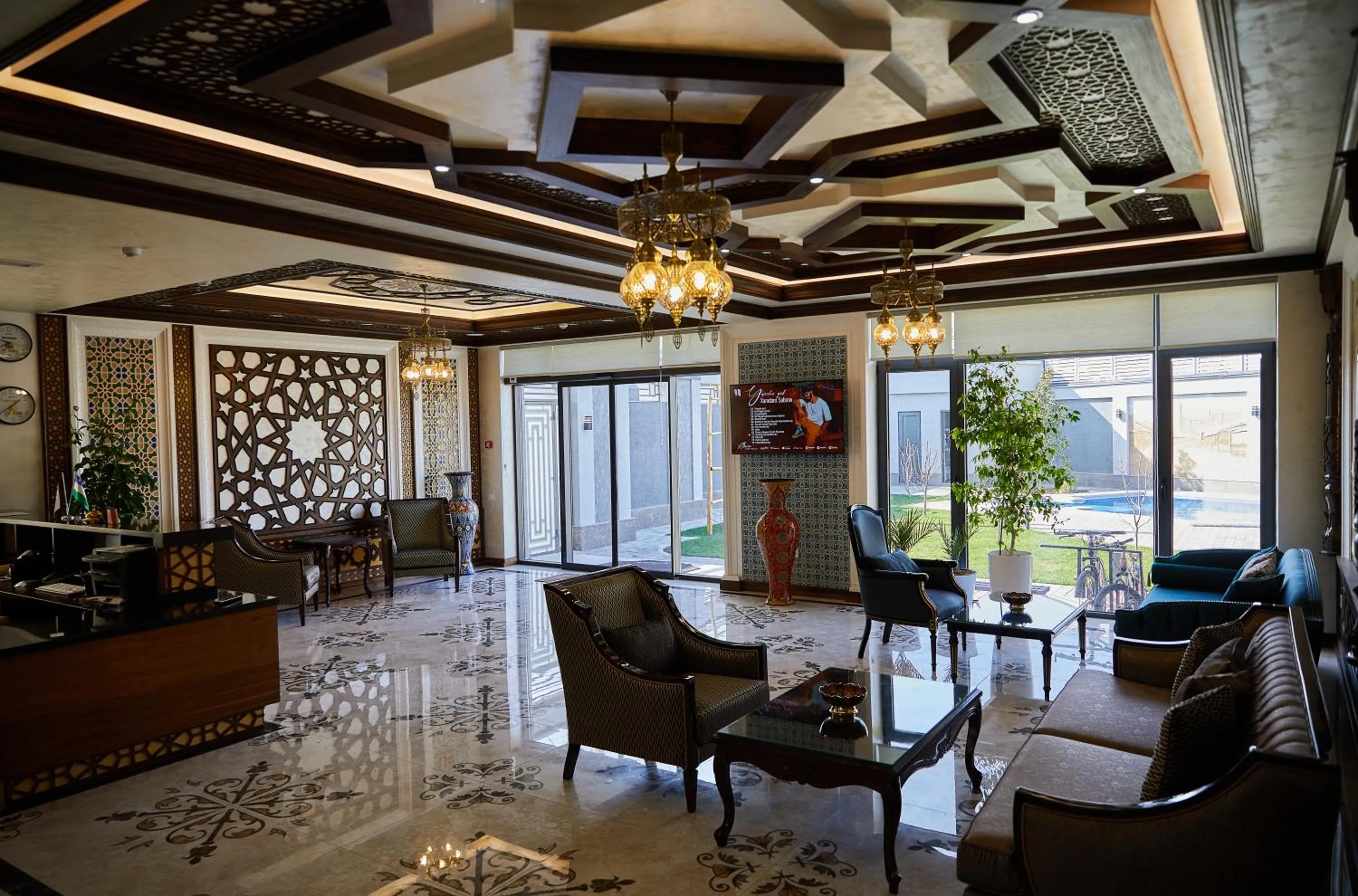 Lobby or reception in OLD TASHKENT Hotel & Spa