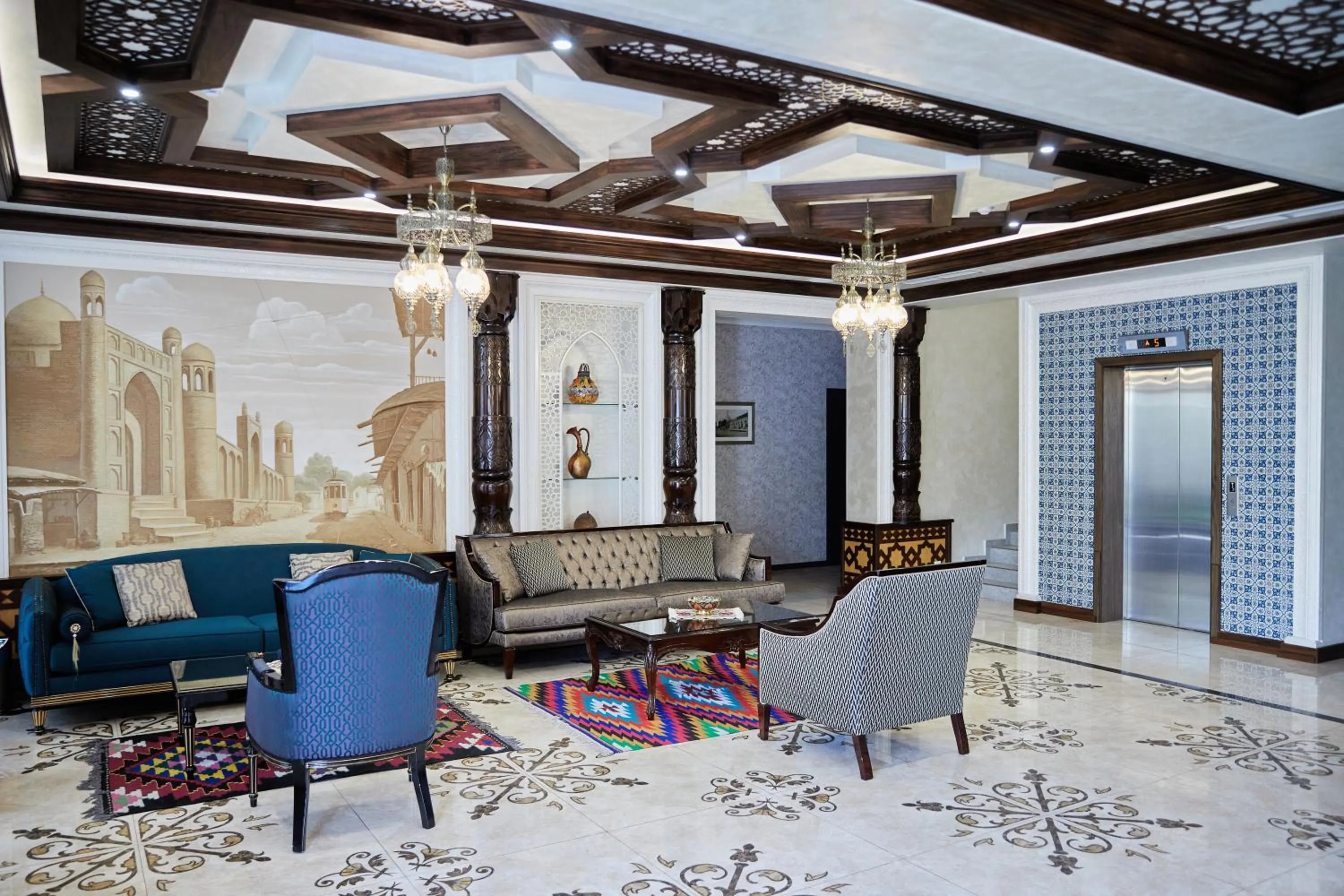 Lobby or reception in OLD TASHKENT Hotel & Spa