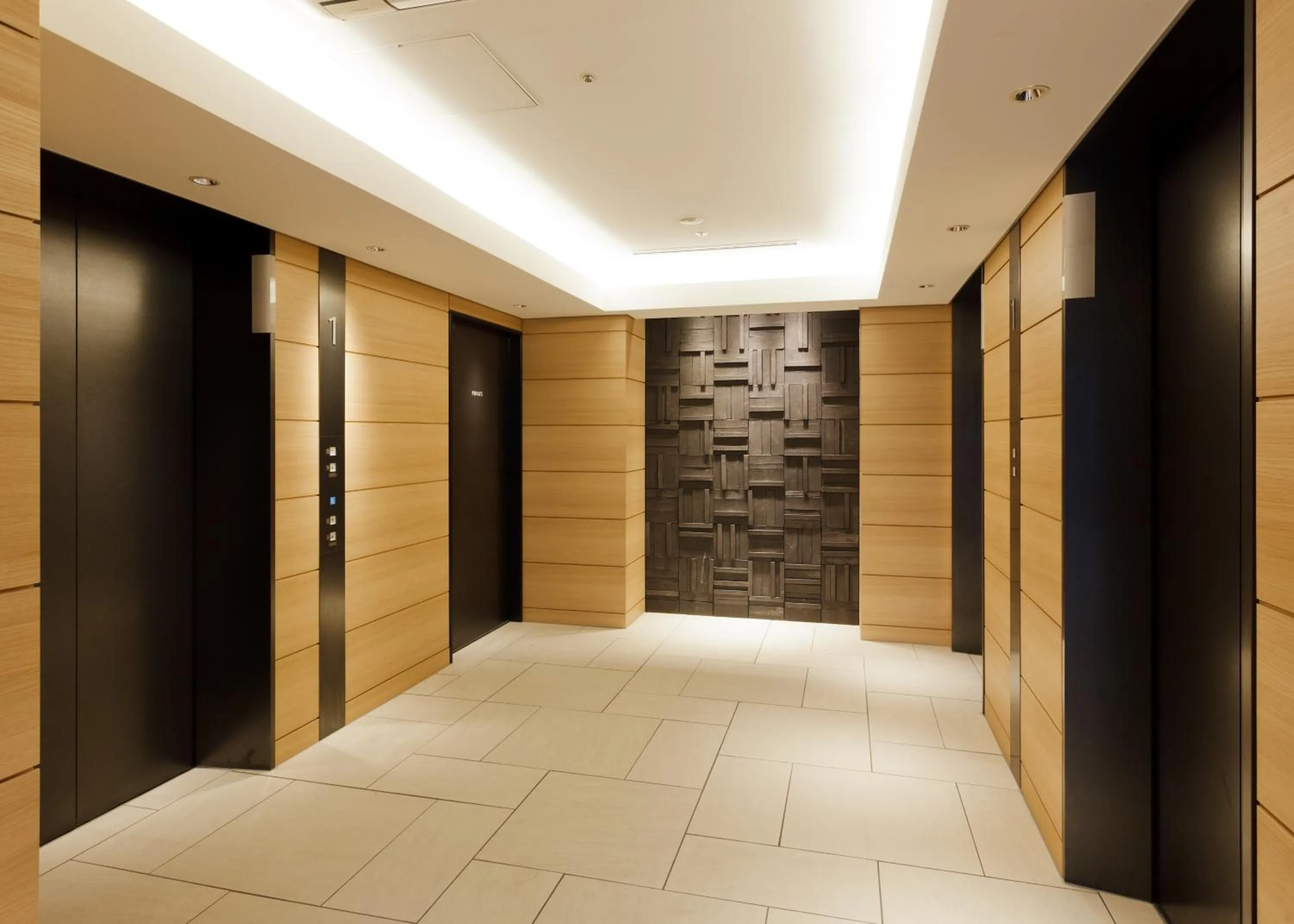 elevator in KEIKYU EX INN HANEDA 3 minutes walk from A2 Exit of Tenkubashi Station