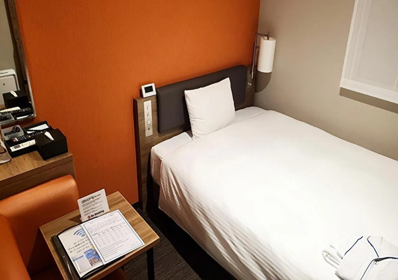 Bed in KEIKYU EX INN HANEDA 3 minutes walk from A2 Exit of Tenkubashi Station