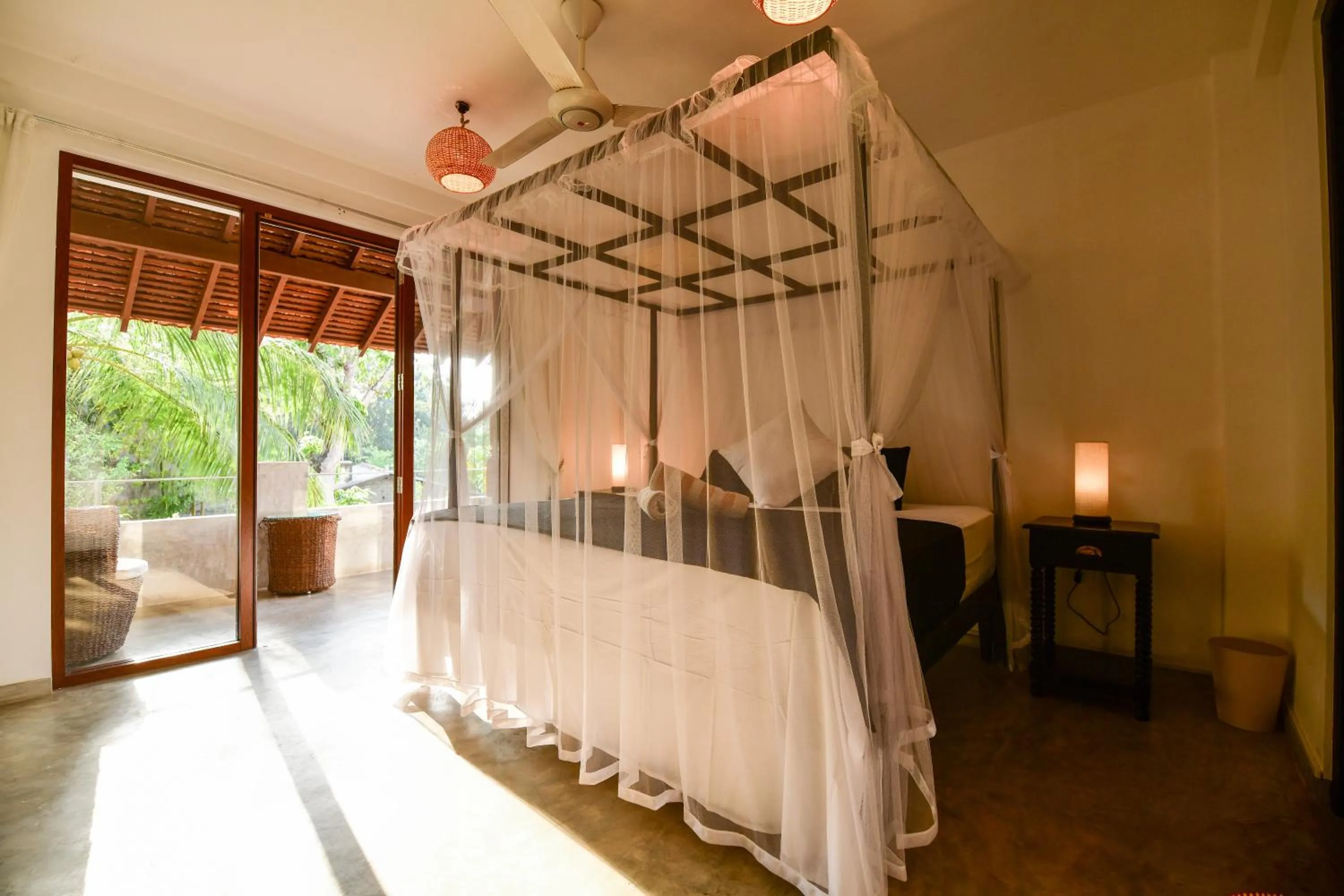Bed in TROPICAL HOUSE - Jungleside Villa