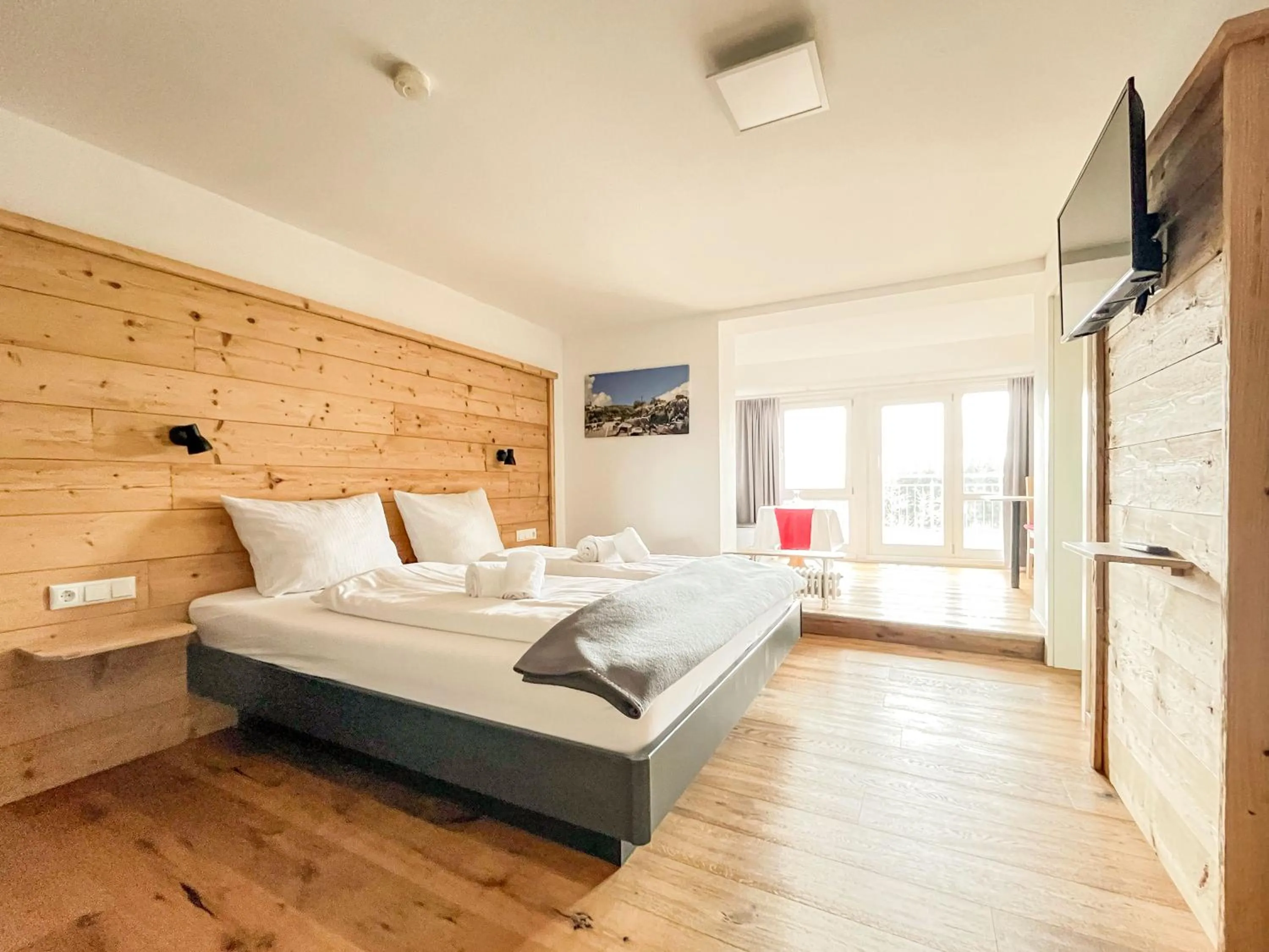 Photo of the whole room, Bed in Hotel Bergstätter Hof