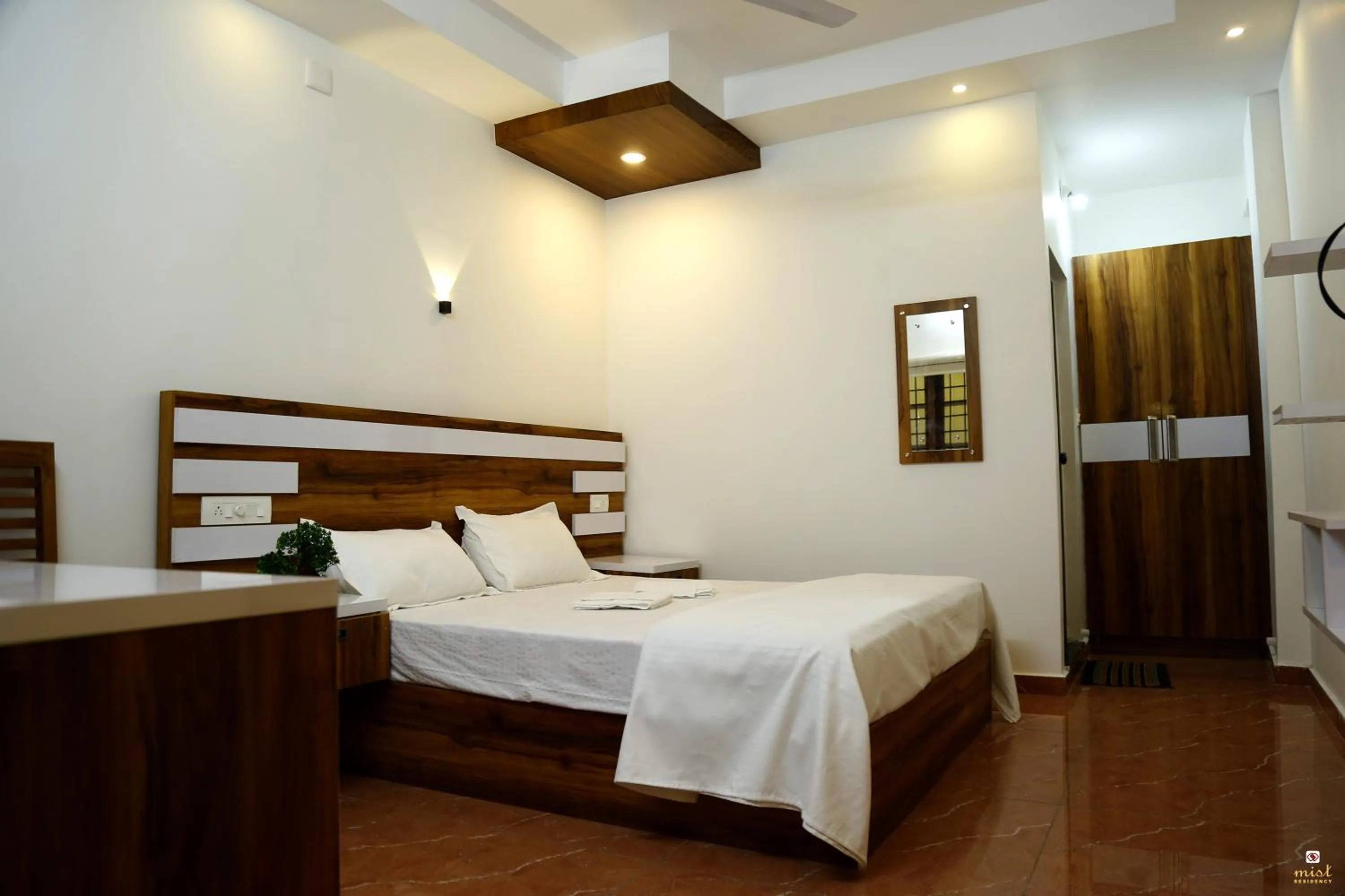 Bedroom, Bed in MIST RESIDENCY