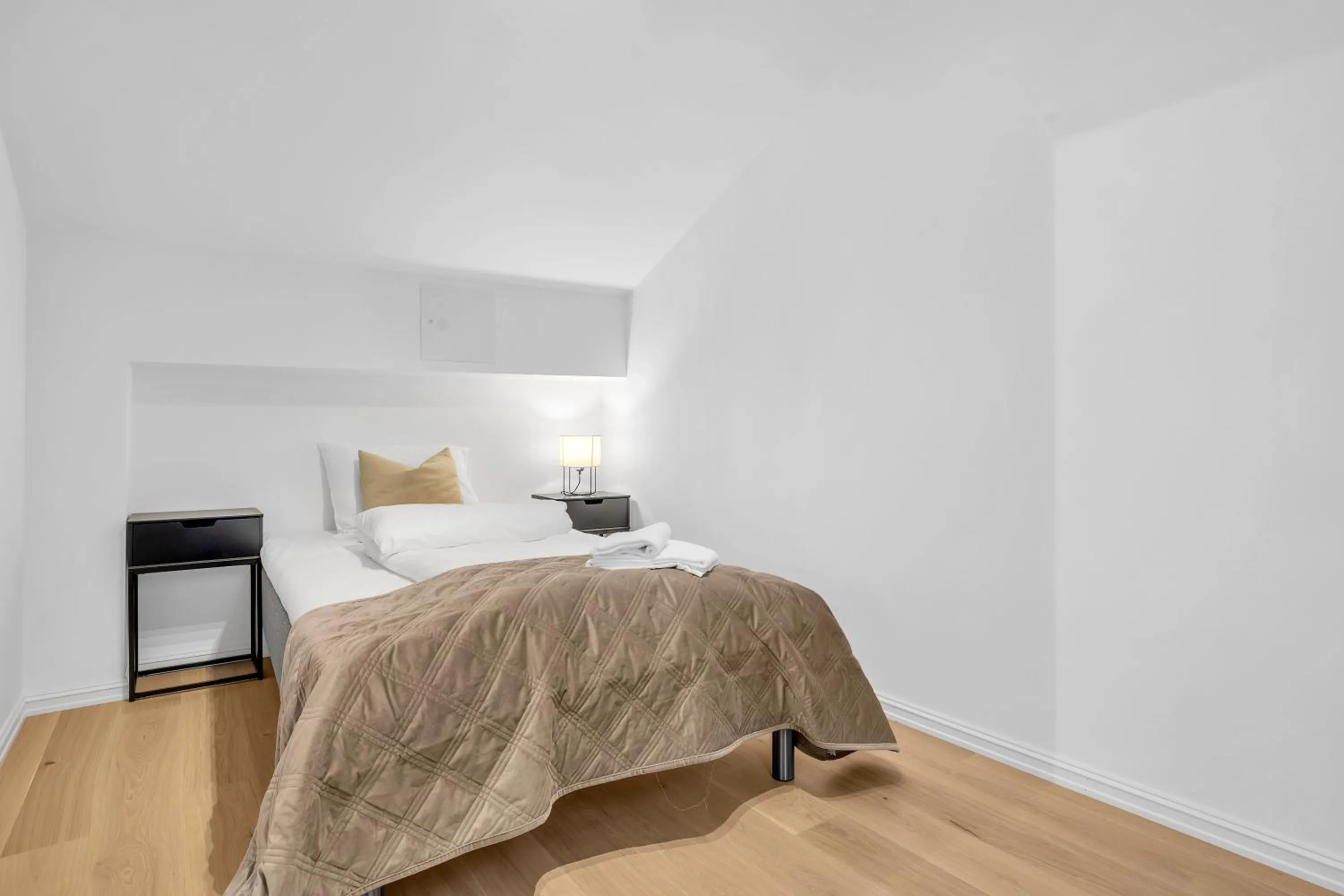 Bed in TotalApartments Storgata City Apartments