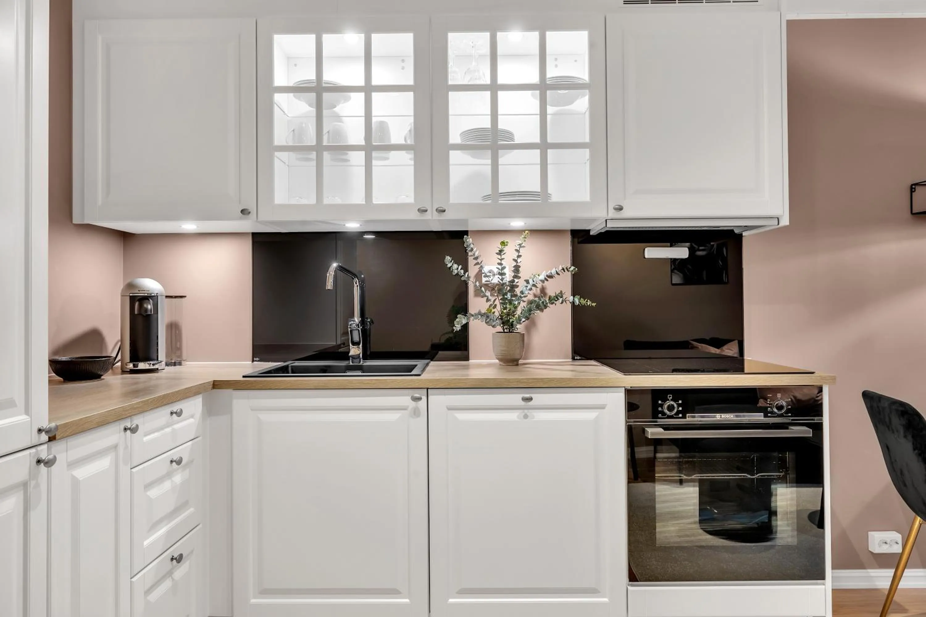 Kitchen or kitchenette in TotalApartments Storgata City Apartments