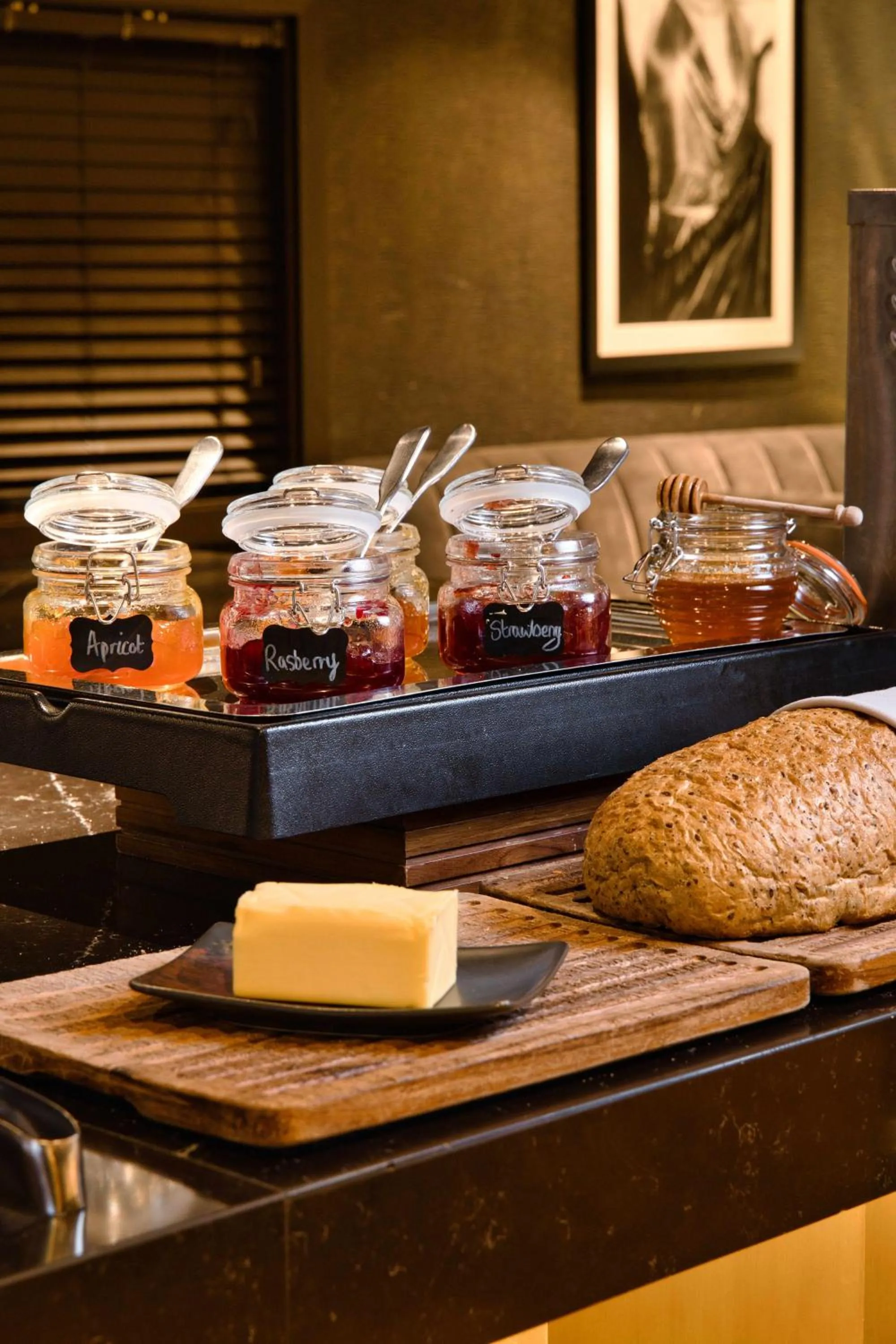 Buffet breakfast in Hotel AMANO Covent Garden