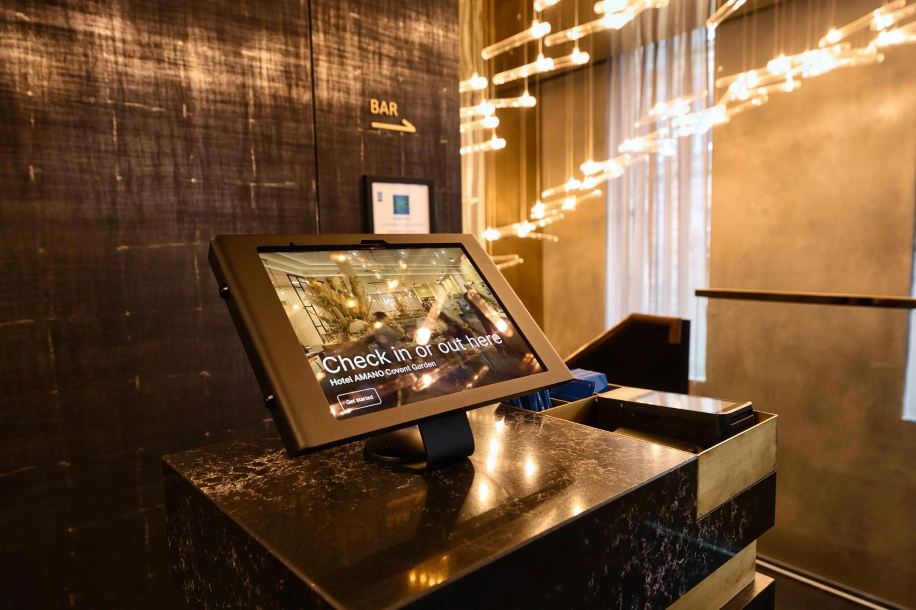 Lobby or reception in Hotel AMANO Covent Garden