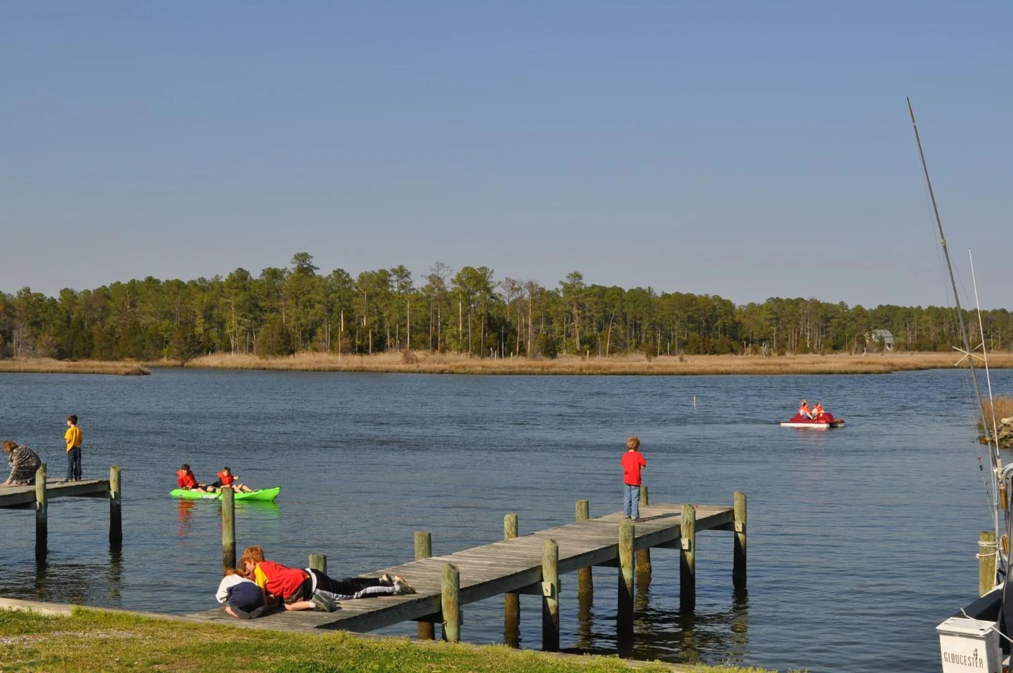 River view in Camp Cardinal