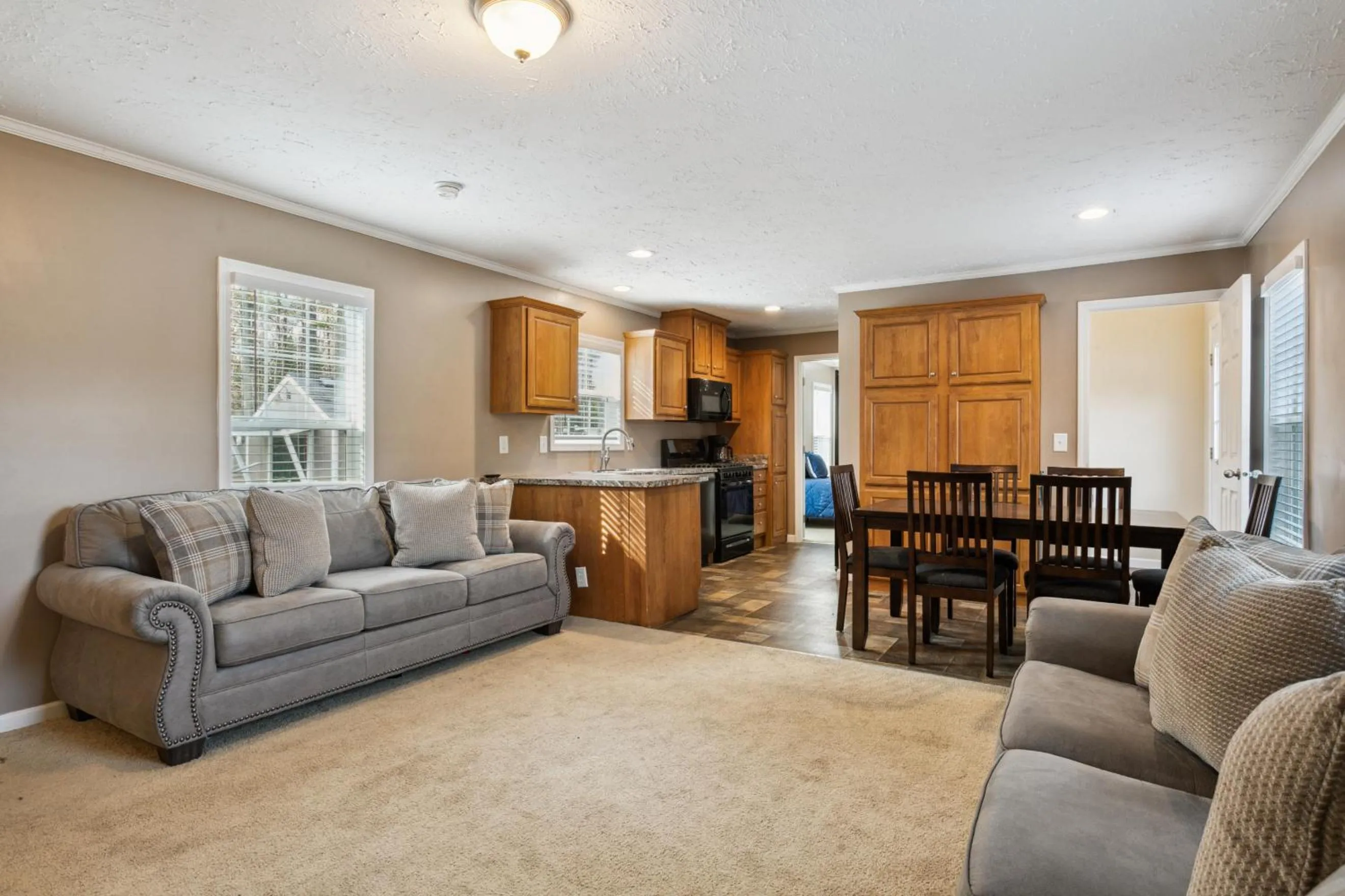 Living room in Camp Cardinal