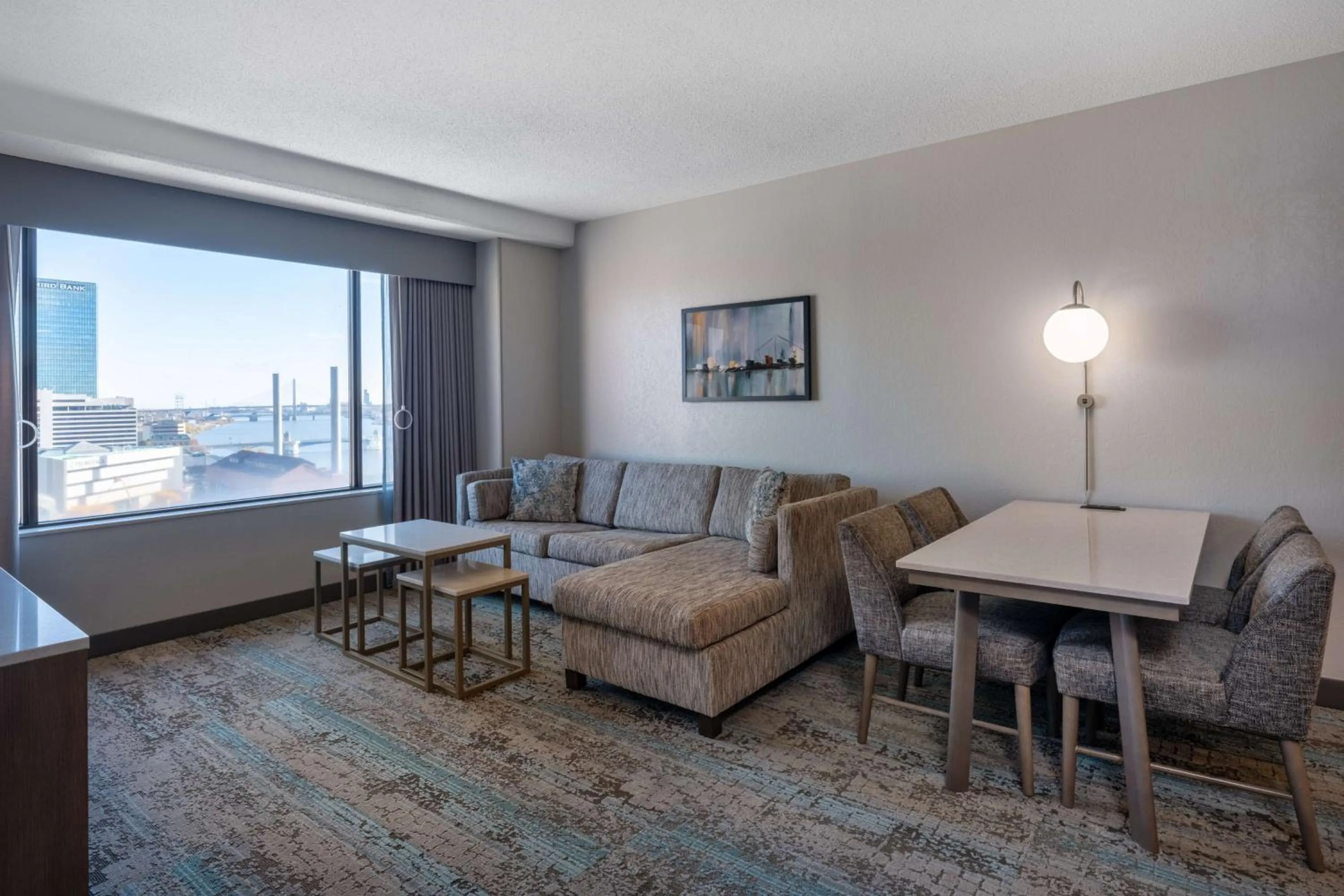 Living room in Homewood Suites By Hilton Toledo Downtown