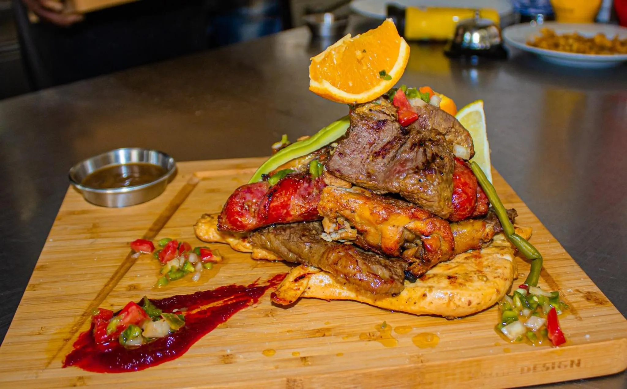 Food and drinks in Falucho Paradise Beach