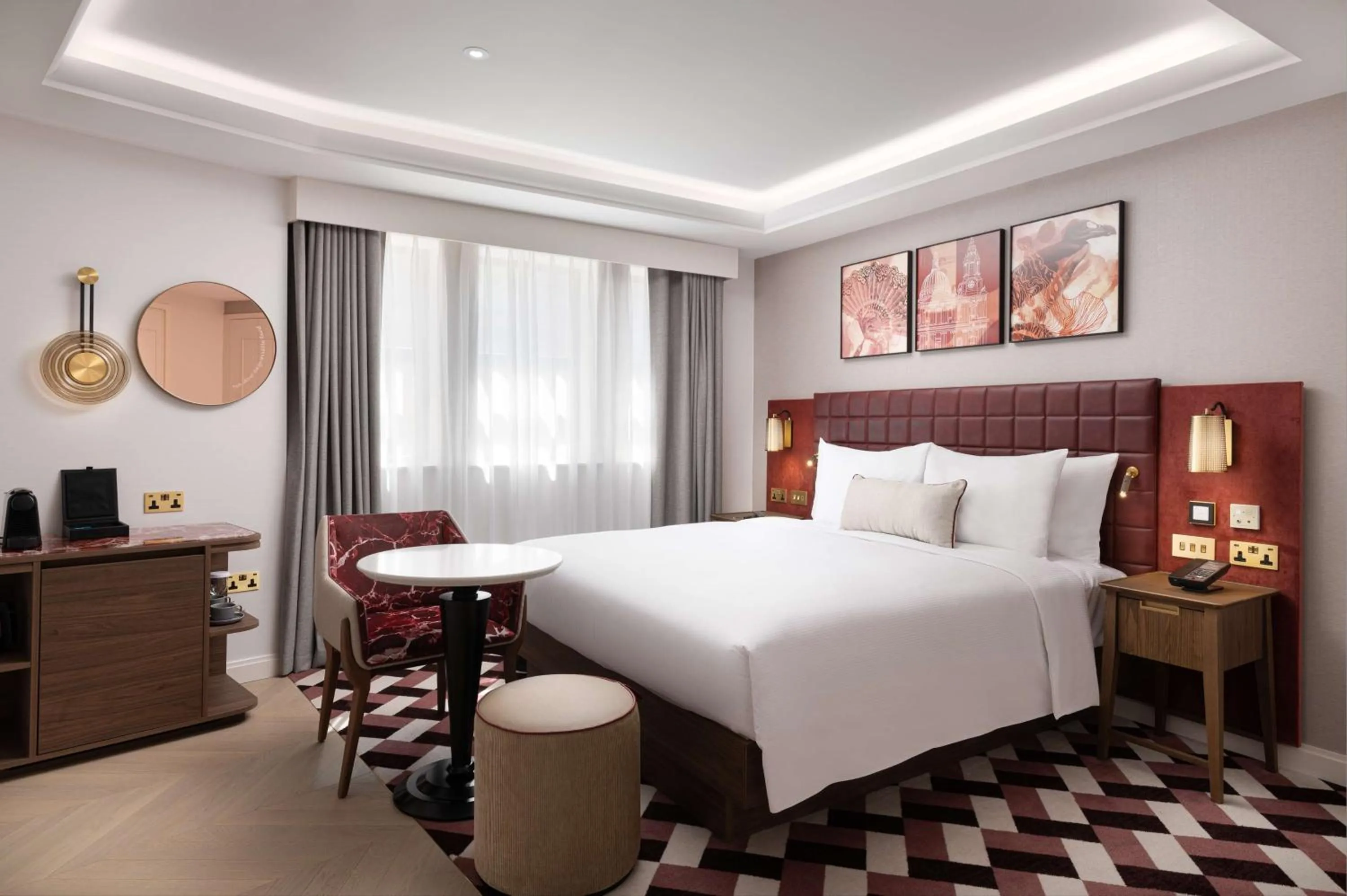 Bed in Lost Property St Pauls London, Curio Collection By Hilton