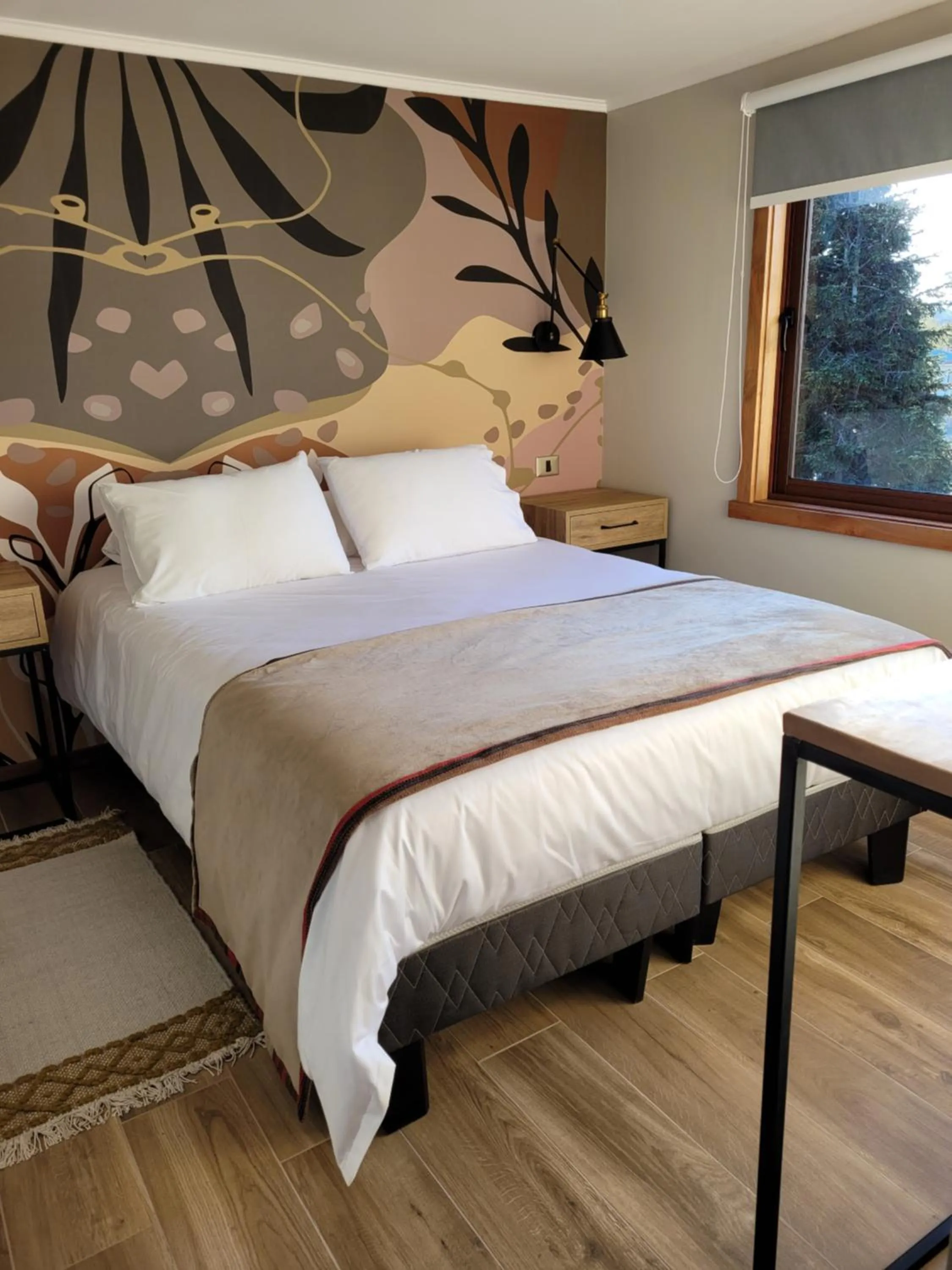 Bed in Mawün Hotel Pucón