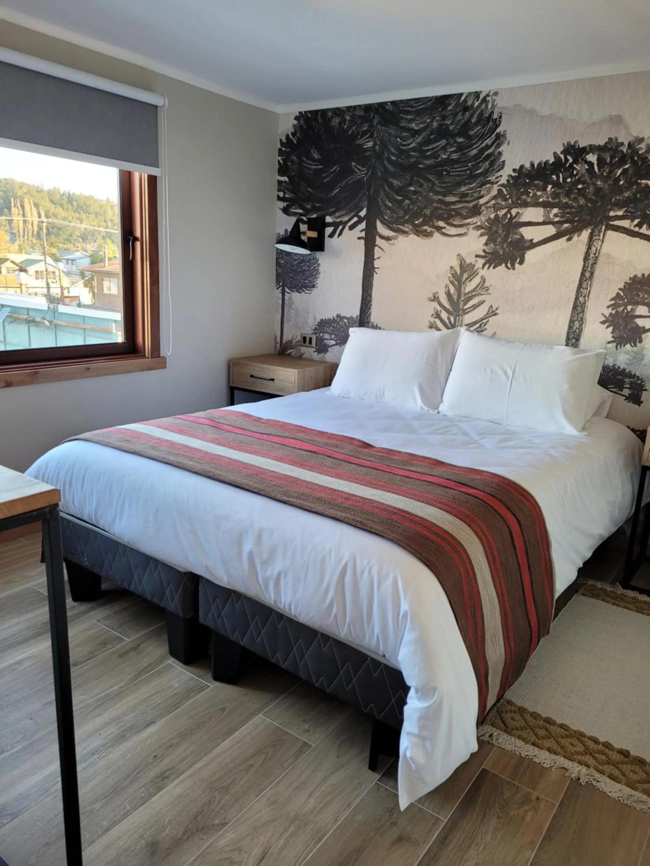 Bedroom, Bed in Mawün Hotel Pucón