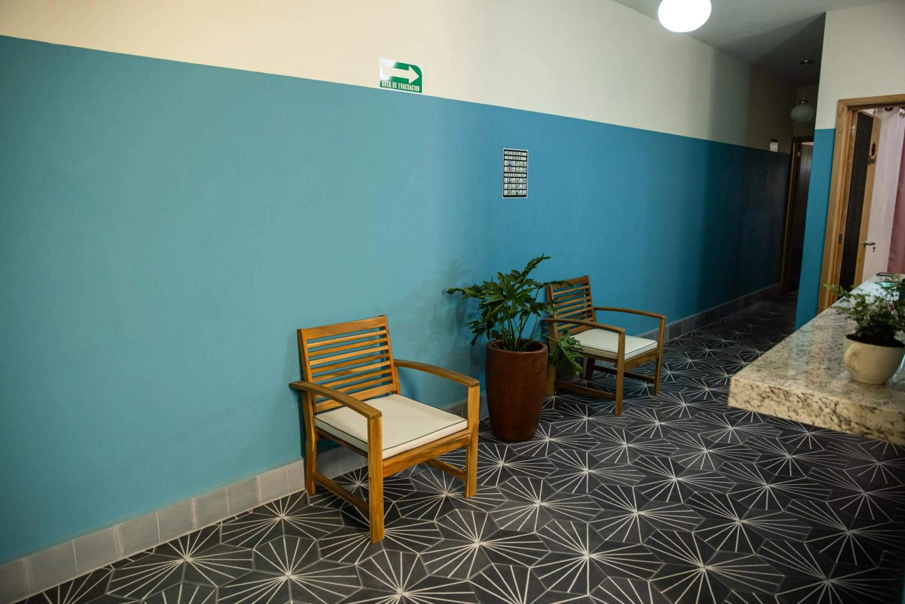 Seating area in Hotel Casa Jima Agave