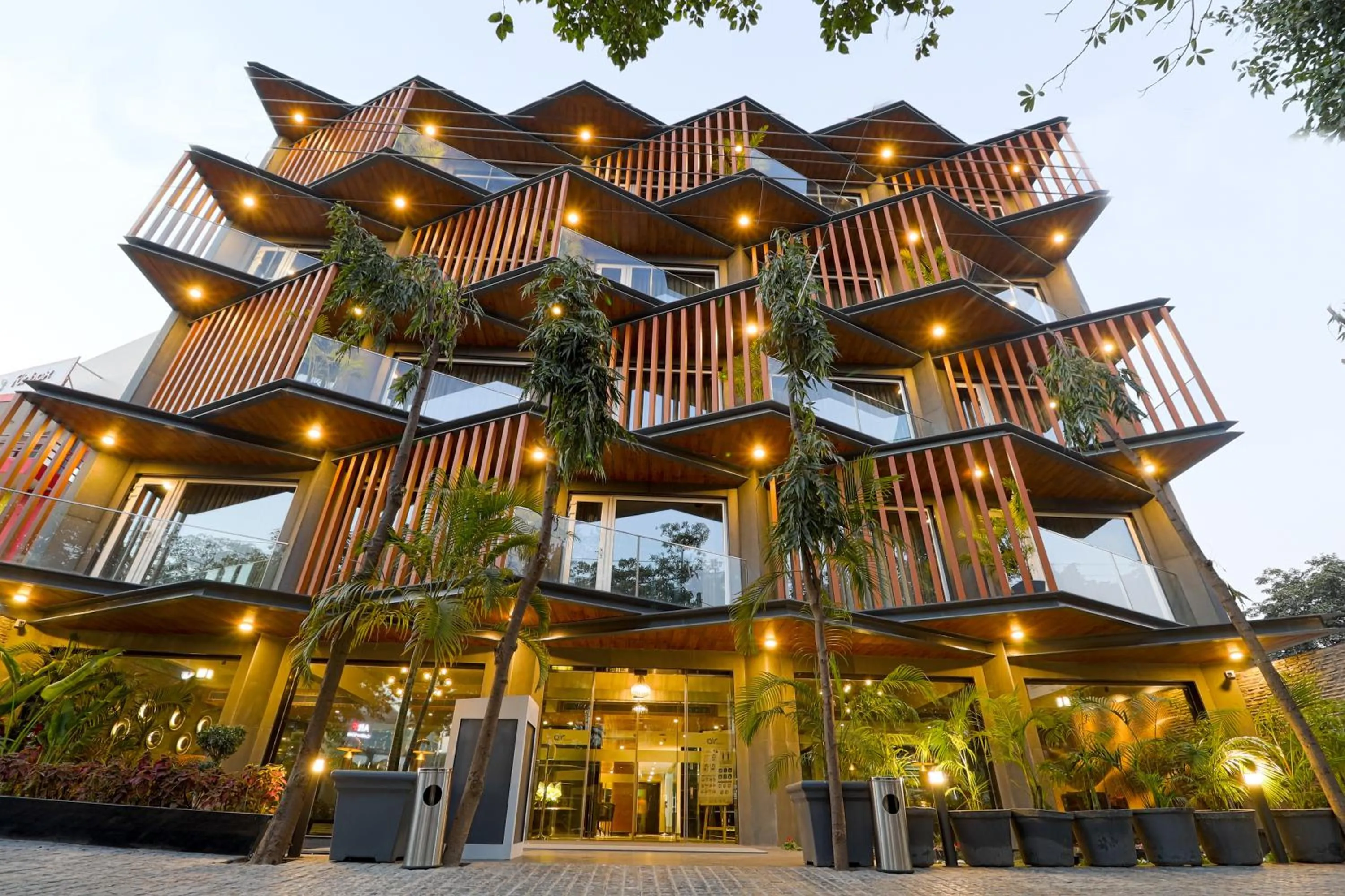 Facade/entrance in AIR by Ahuja Residences