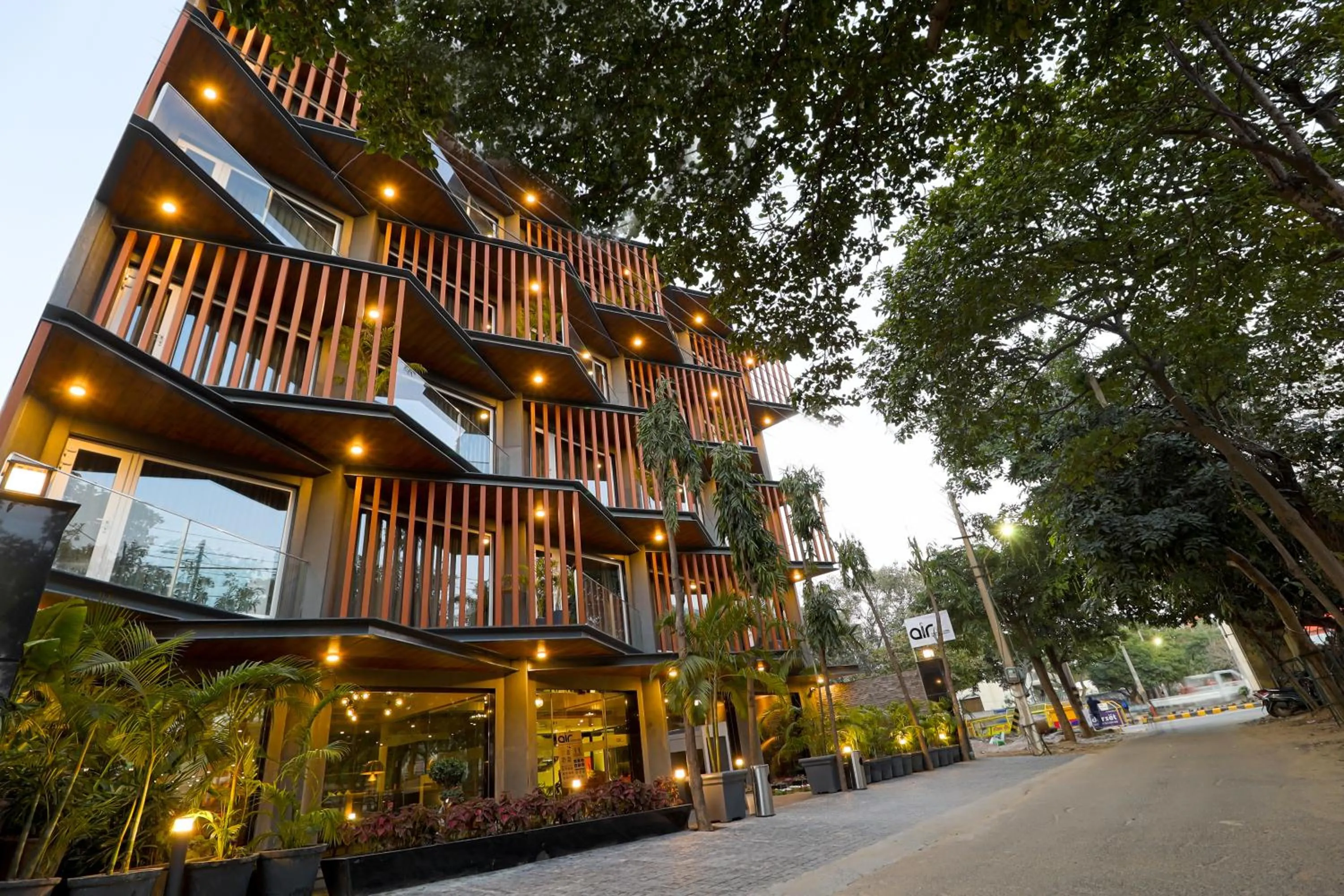 Facade/entrance in AIR by Ahuja Residences
