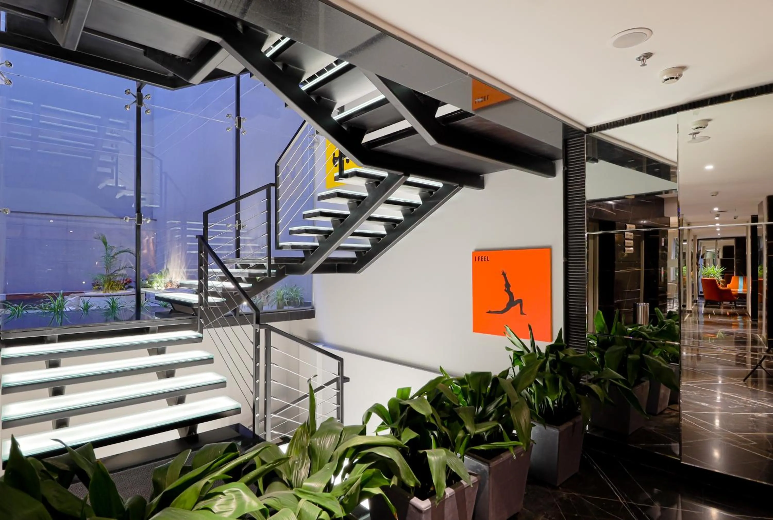 Lobby or reception in AIR by Ahuja Residences