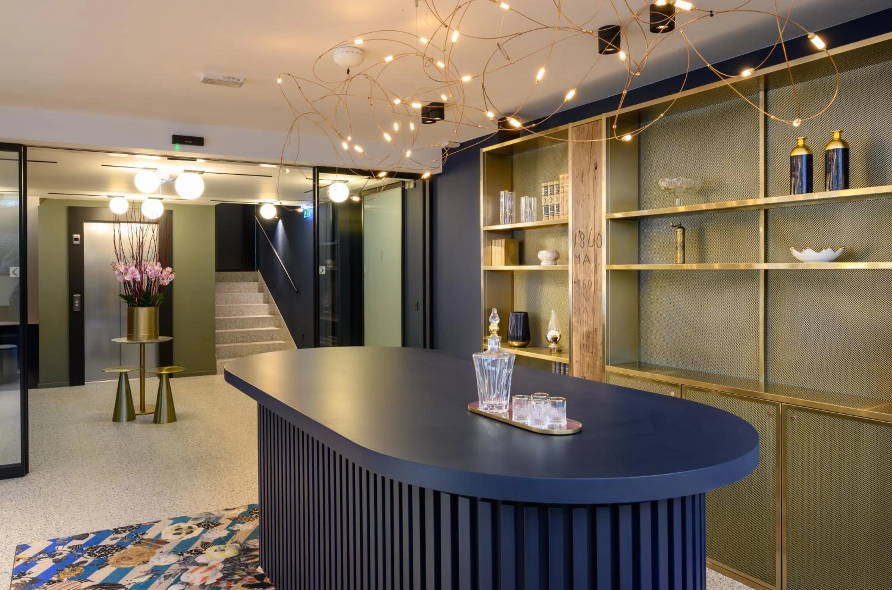 Lobby or reception in Hotel Čad