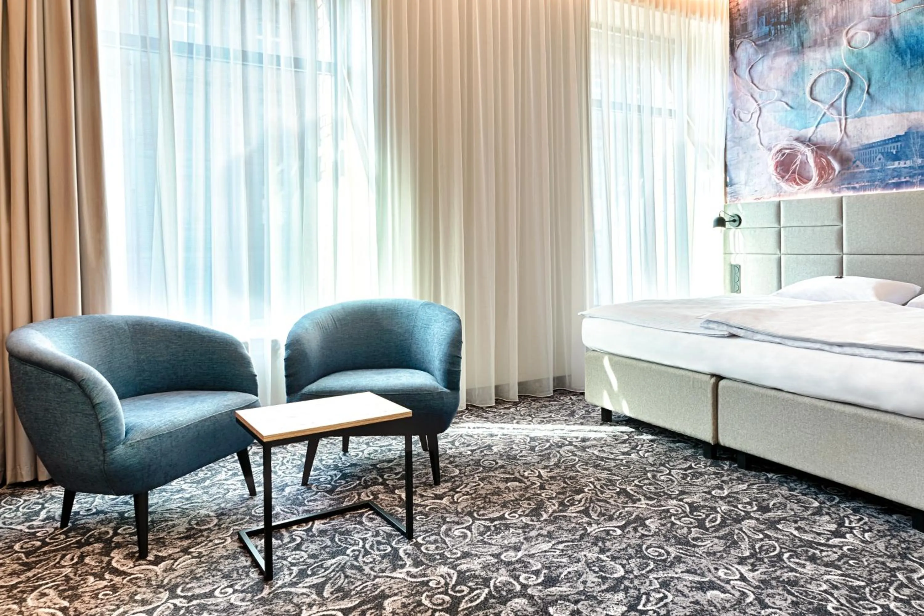 Bed in Hotel The Loom