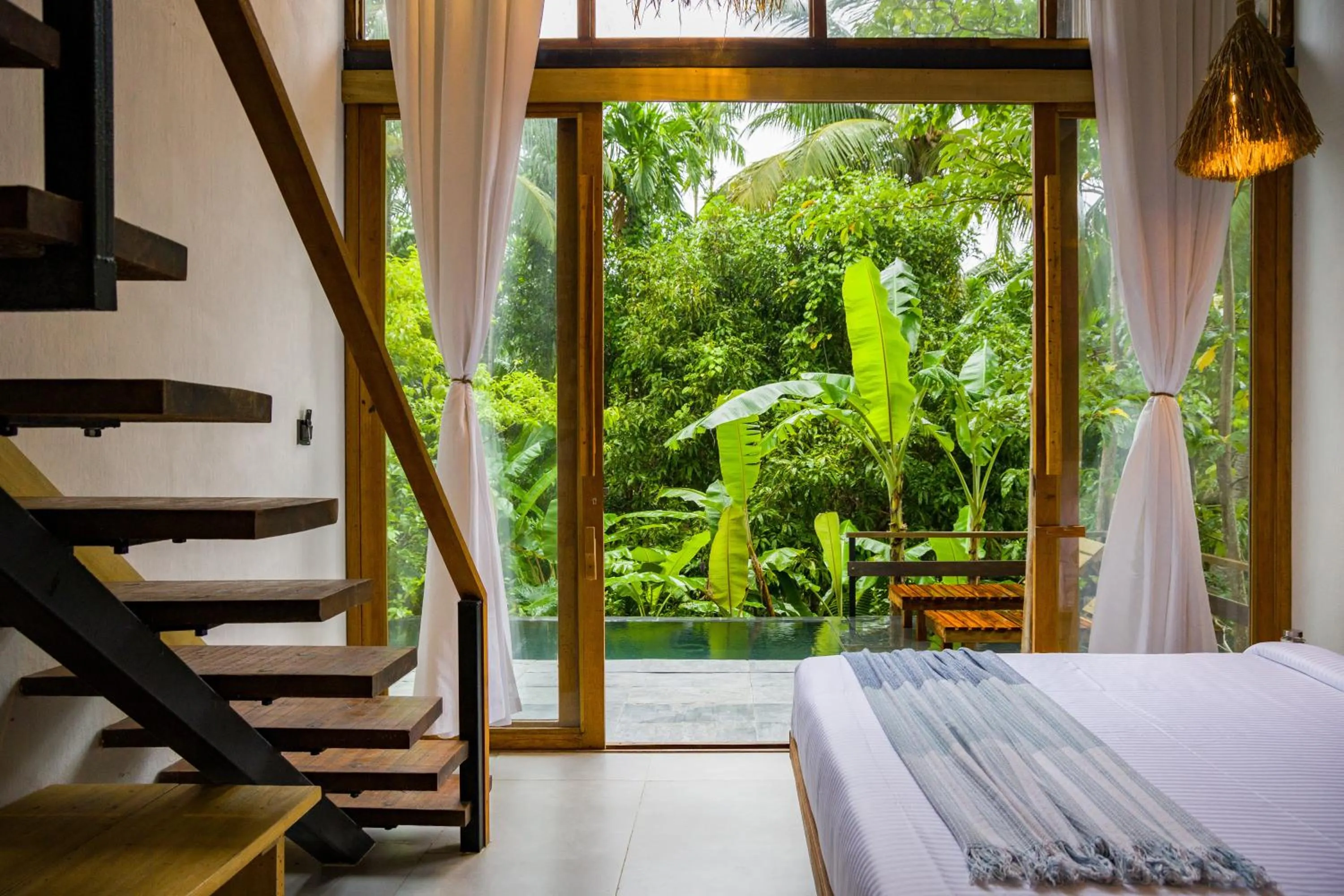 View (from property/room), Bed in Satya Boutique Resort & Spa