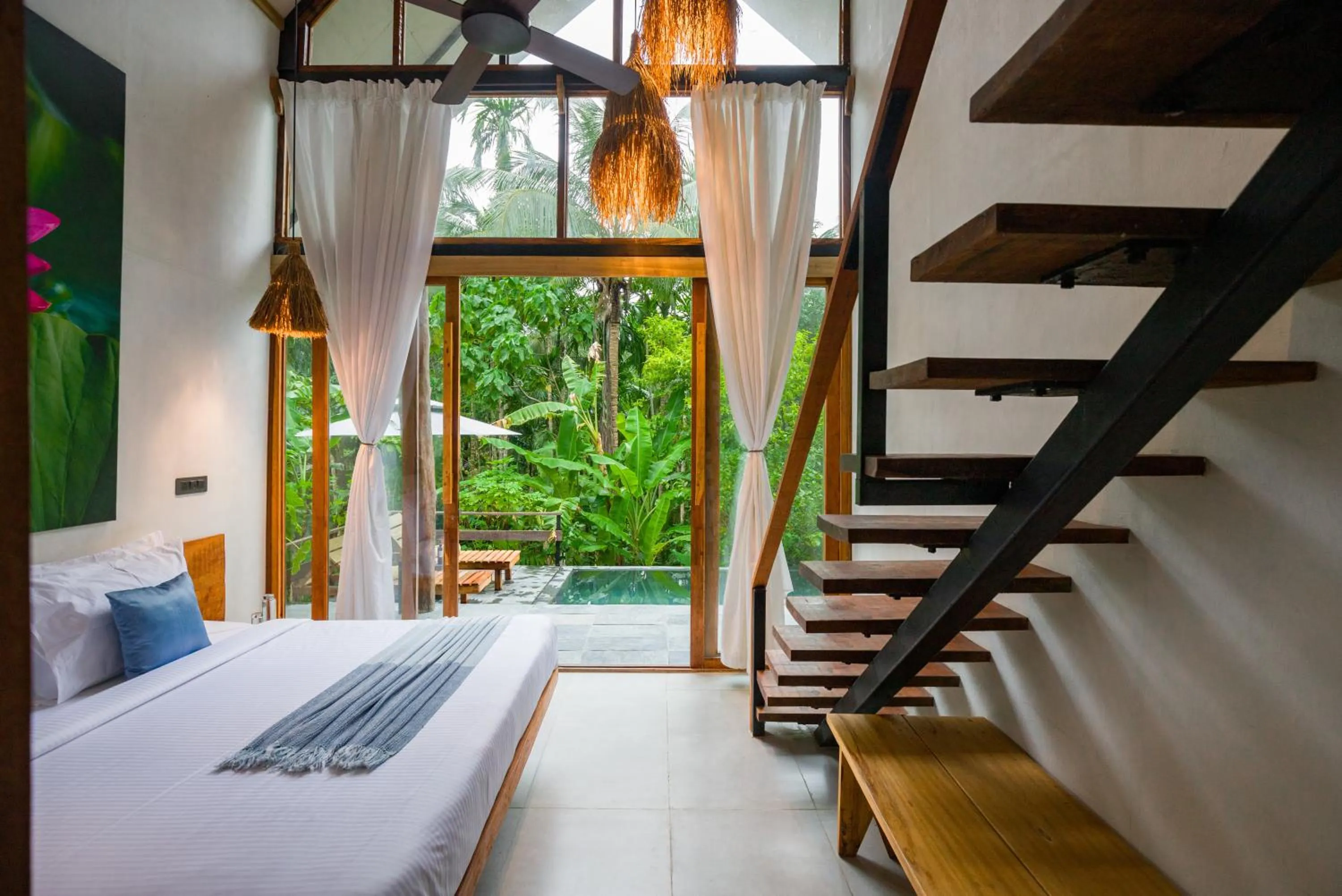 Photo of the whole room, Bed in Satya Boutique Resort & Spa