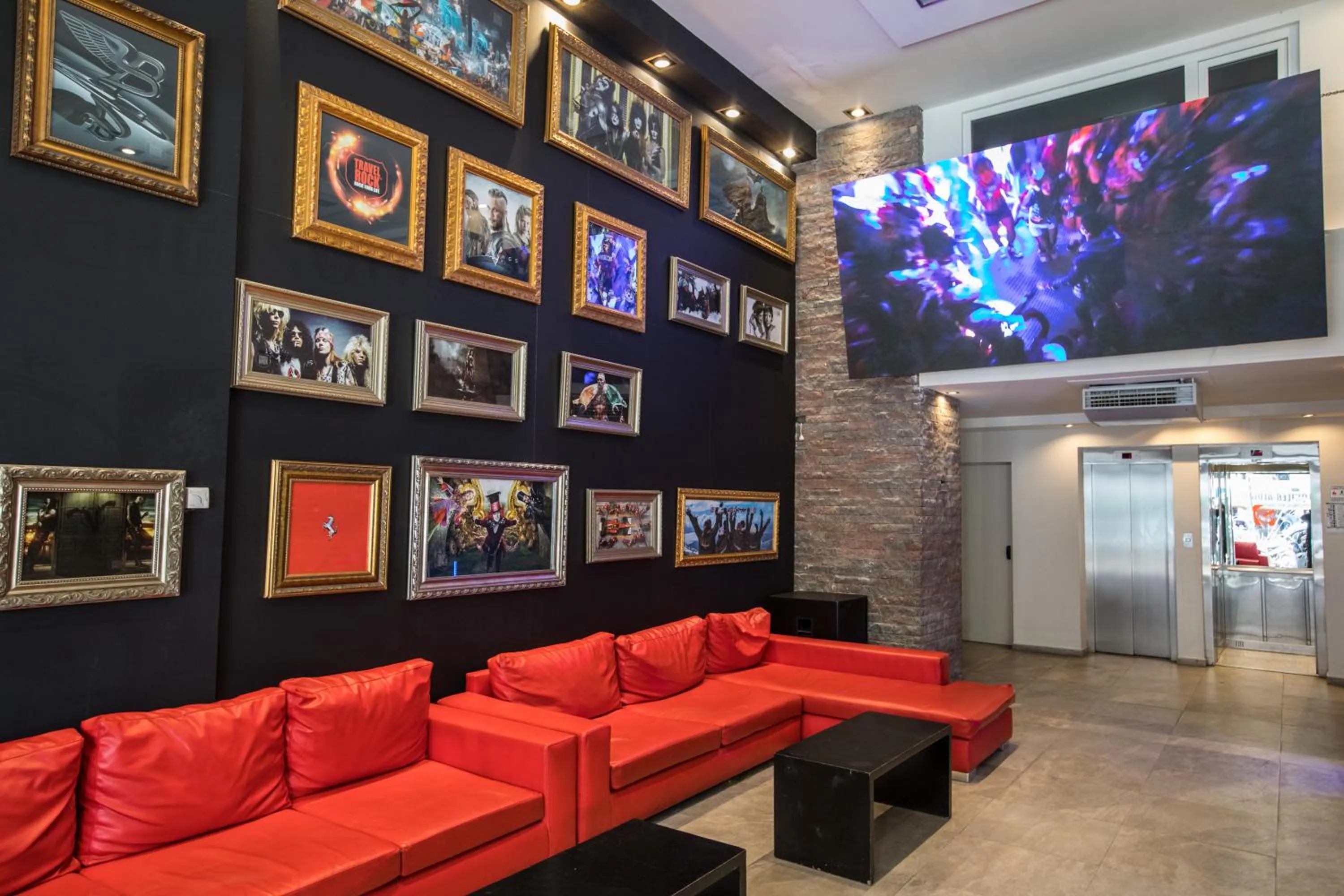 Living room in Hotel Bariloche Suites