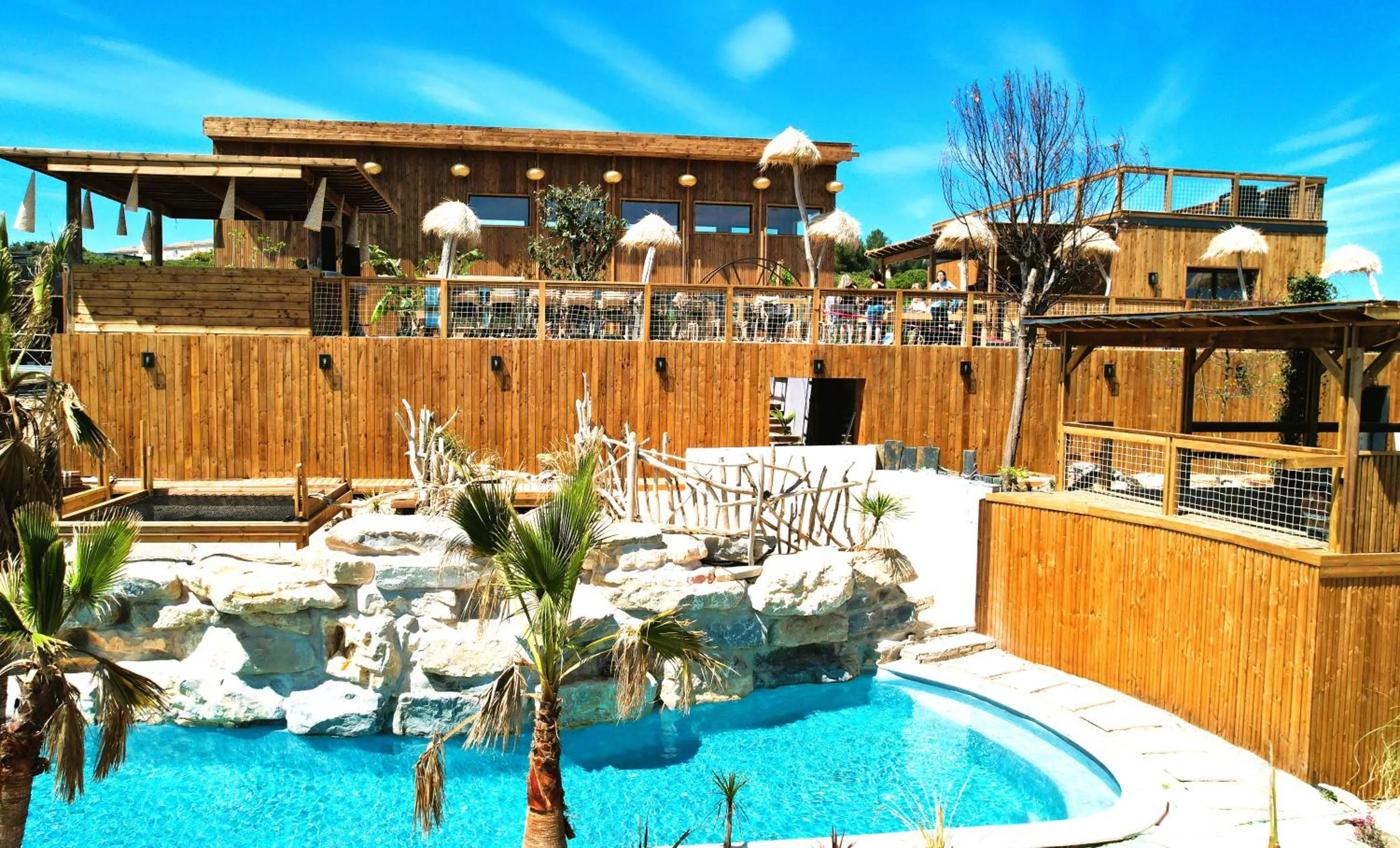 Patio in Villa Occitana