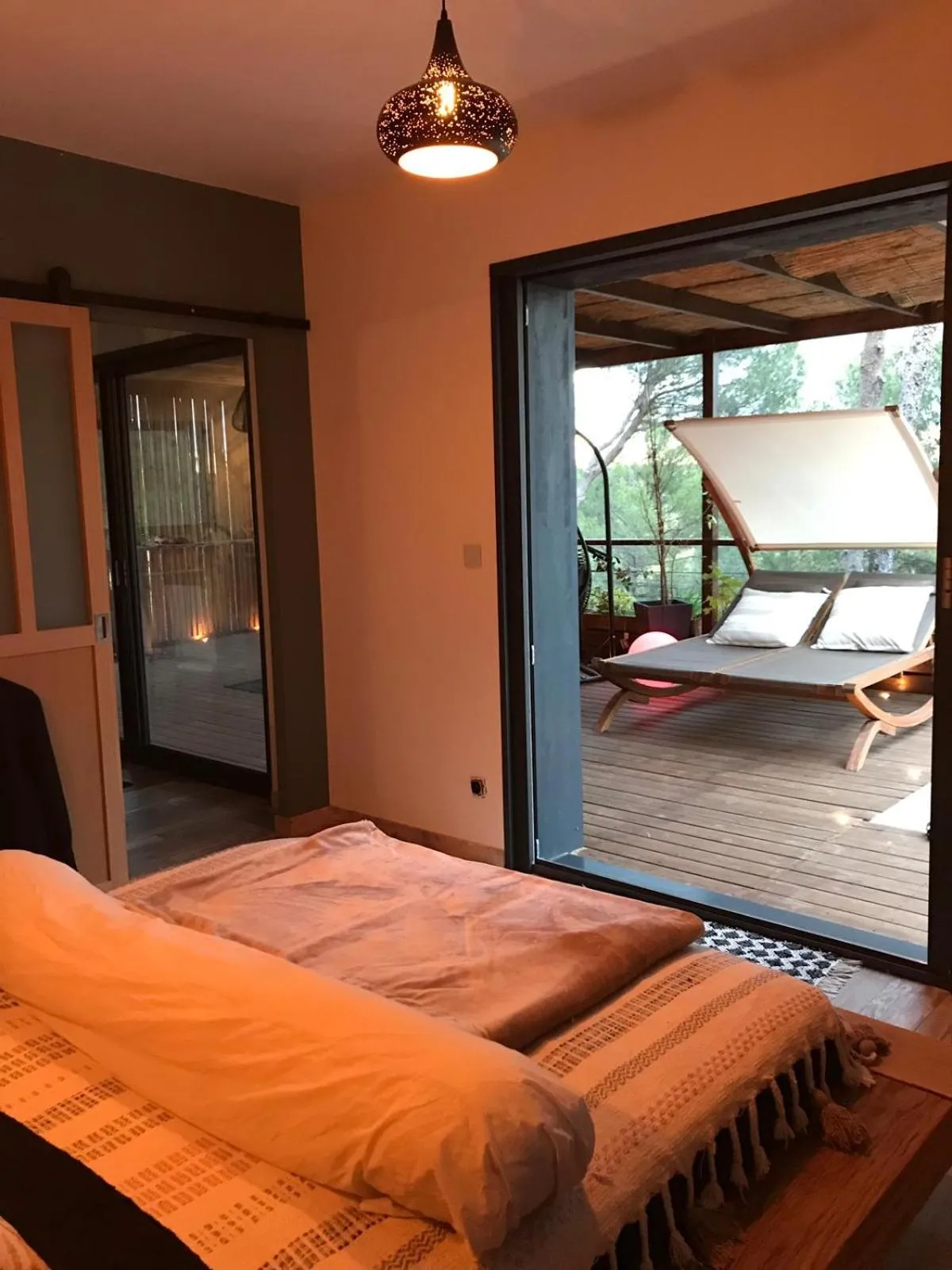 Bed in Villa Occitana