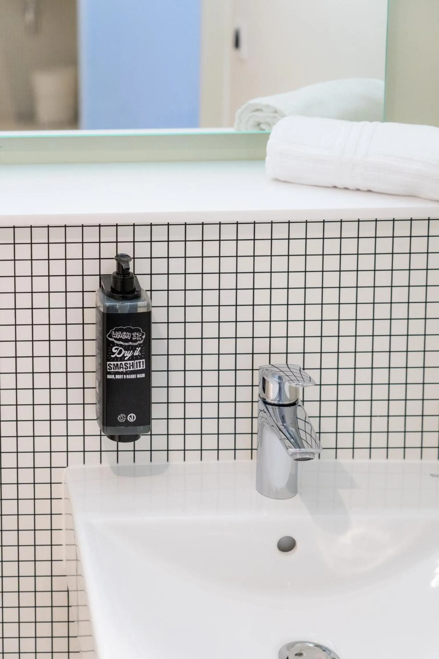 Bathroom in ibis budget Le Cannet des Maures