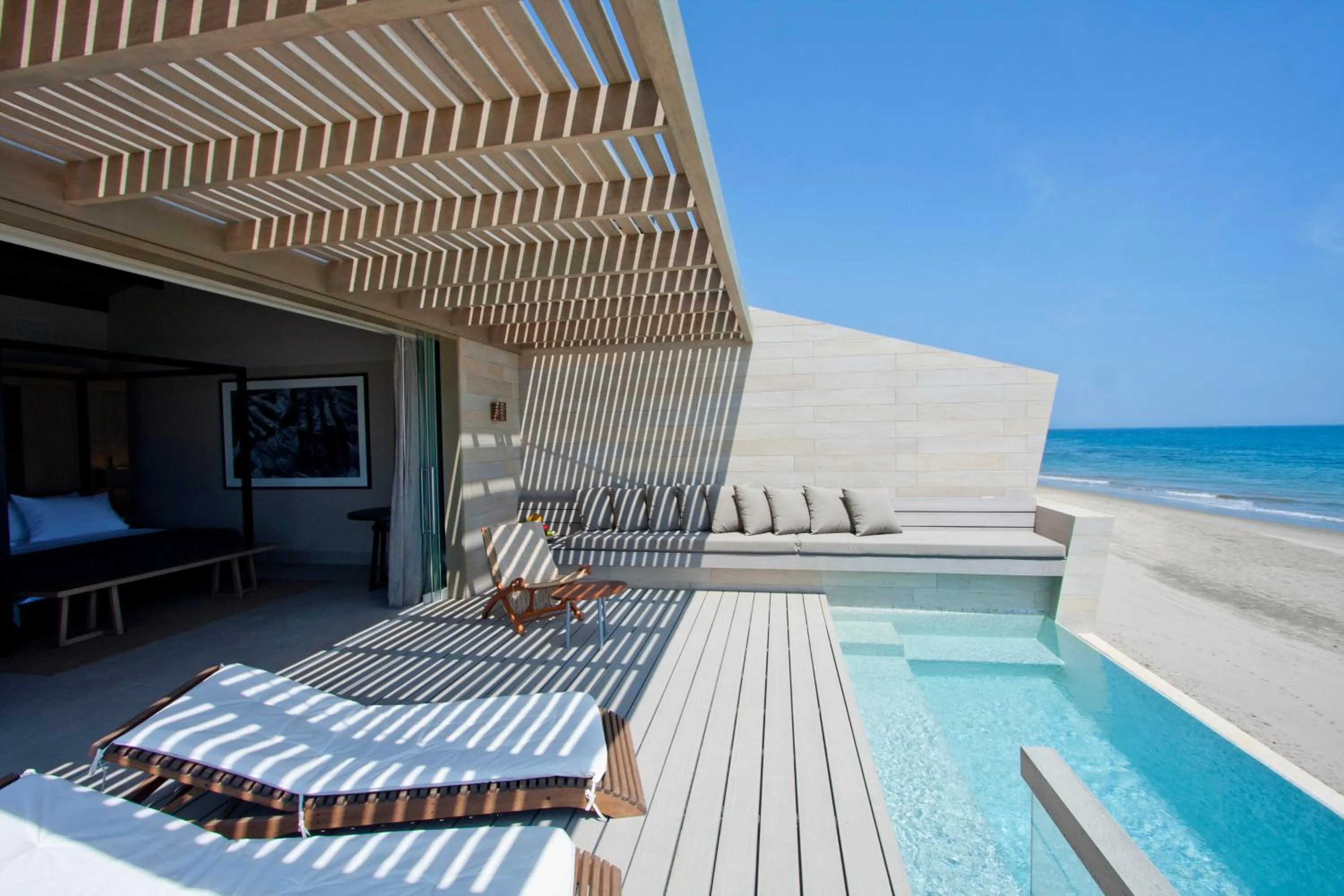 Seating area in Arennas Mancora