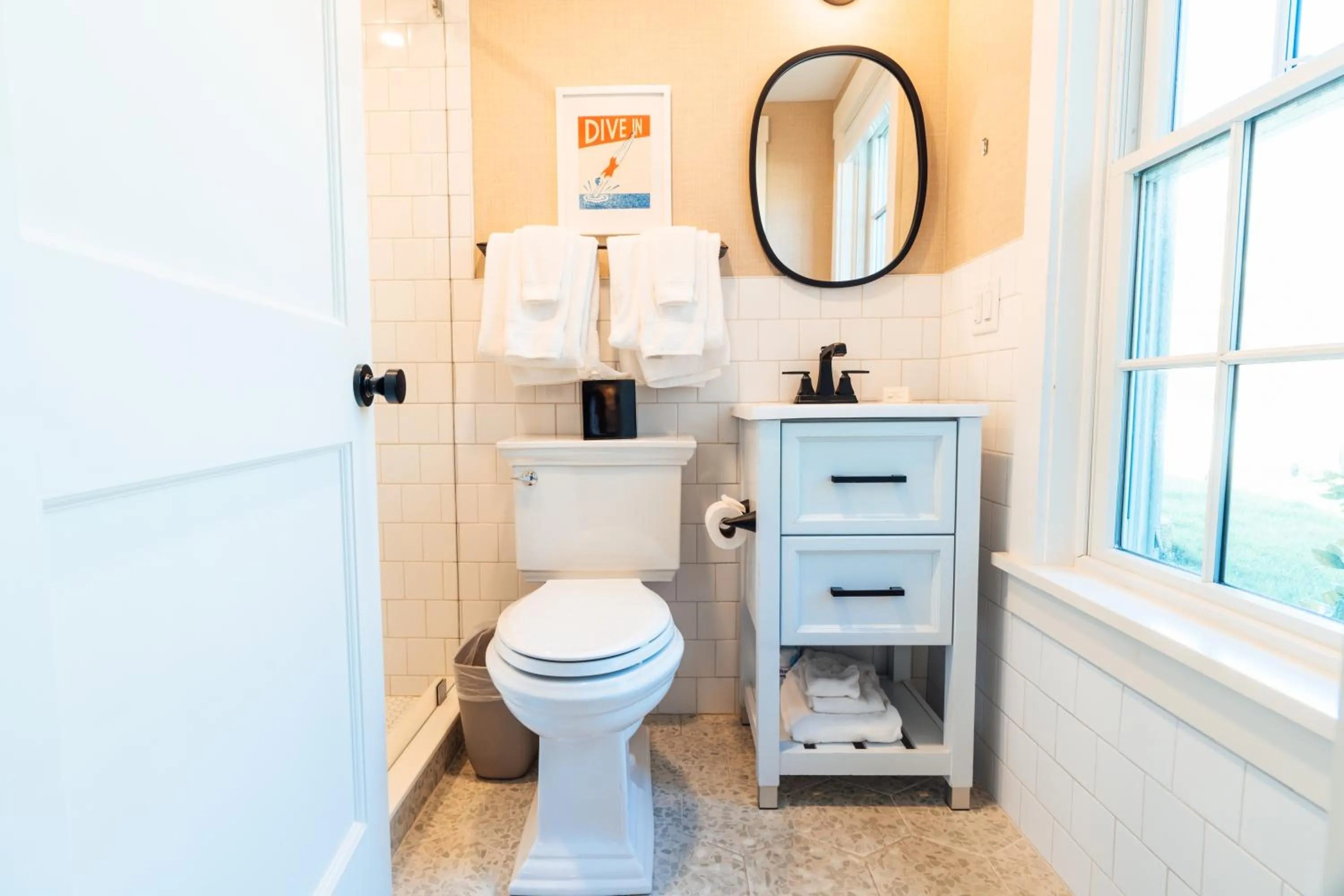 Bathroom in The Franklin Hotel Martha's Vineyard