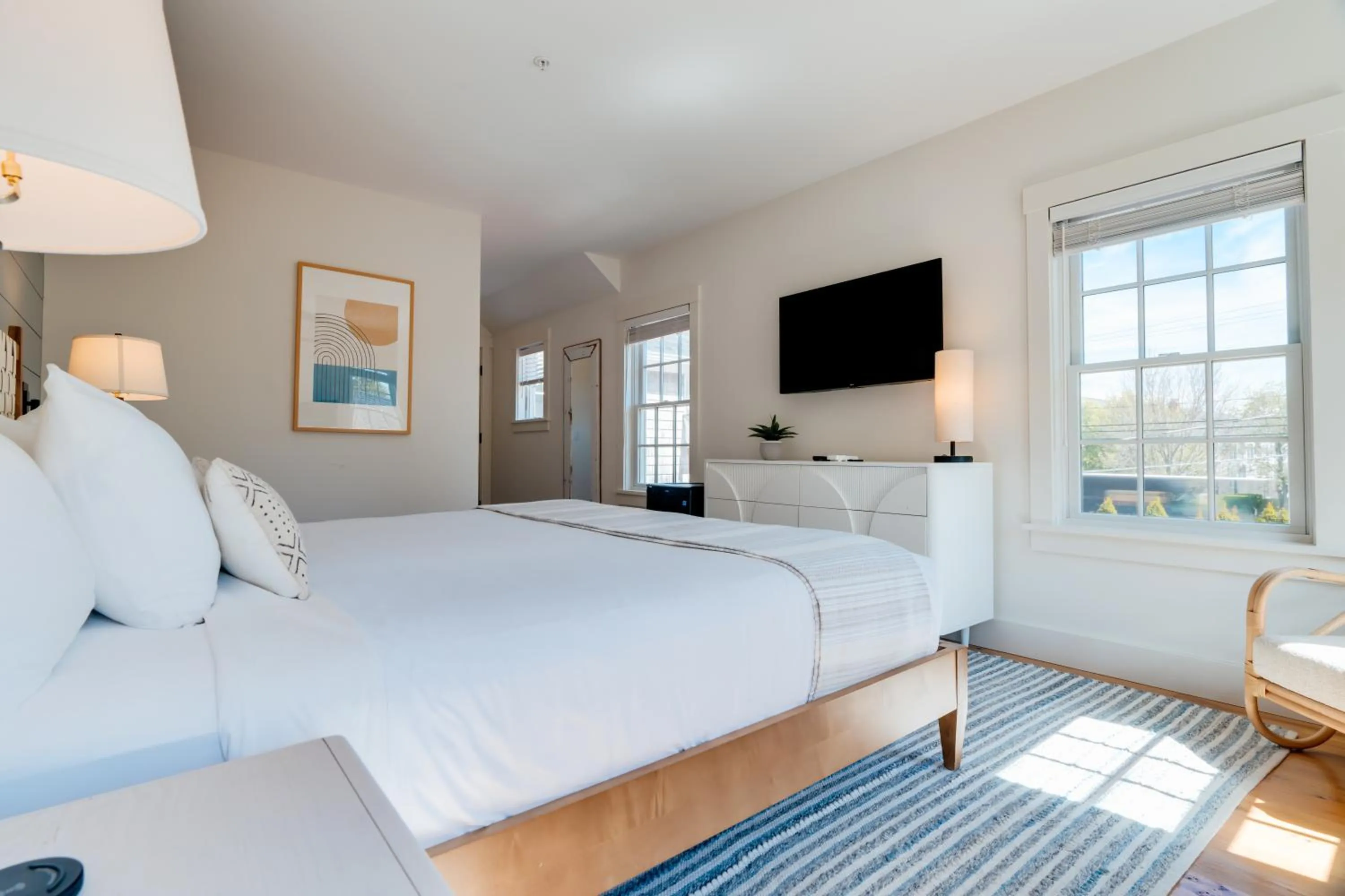 Bedroom, Bed in The Franklin Hotel Martha's Vineyard